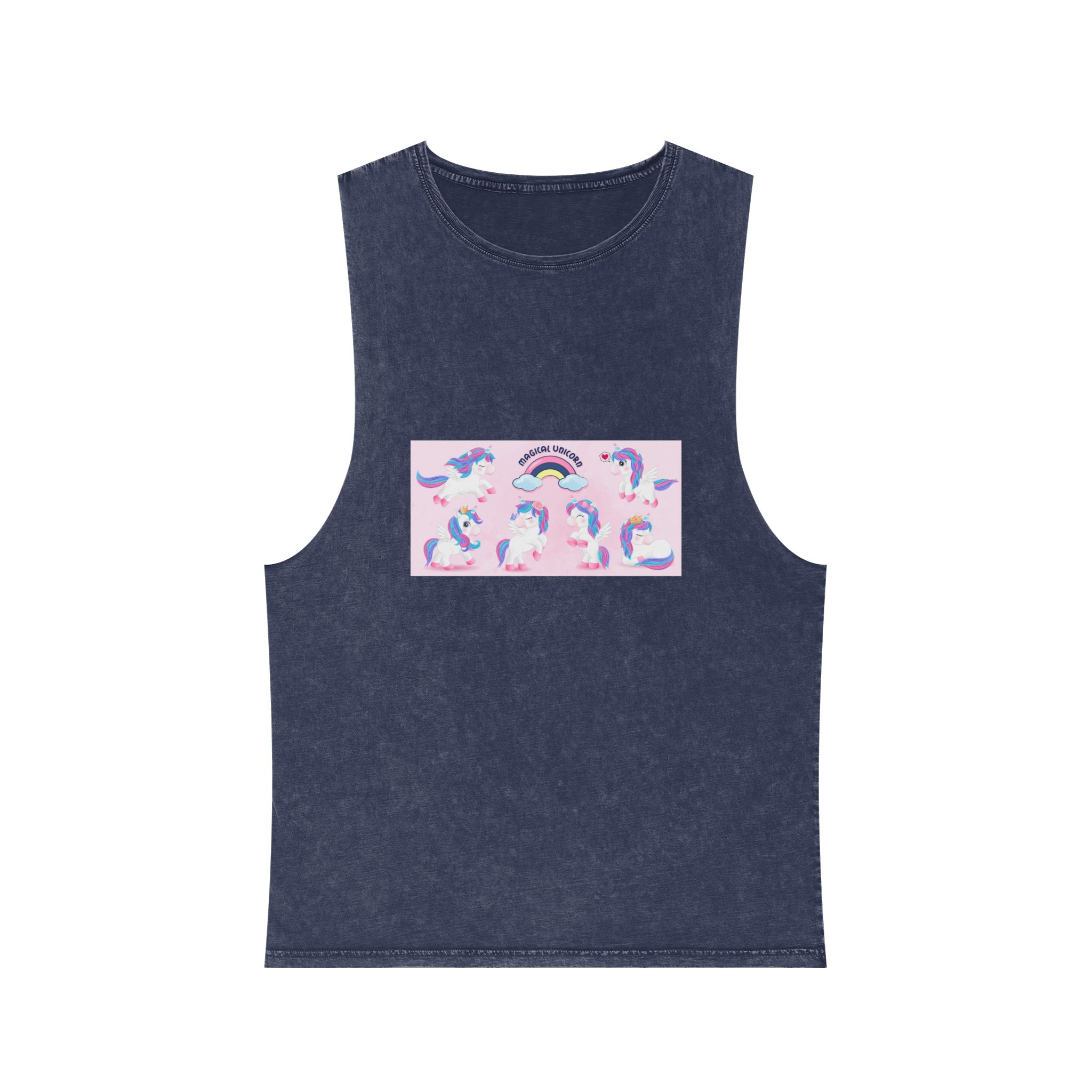 Unicorn V494 Unisex Stonewash Tank Top - Image 13