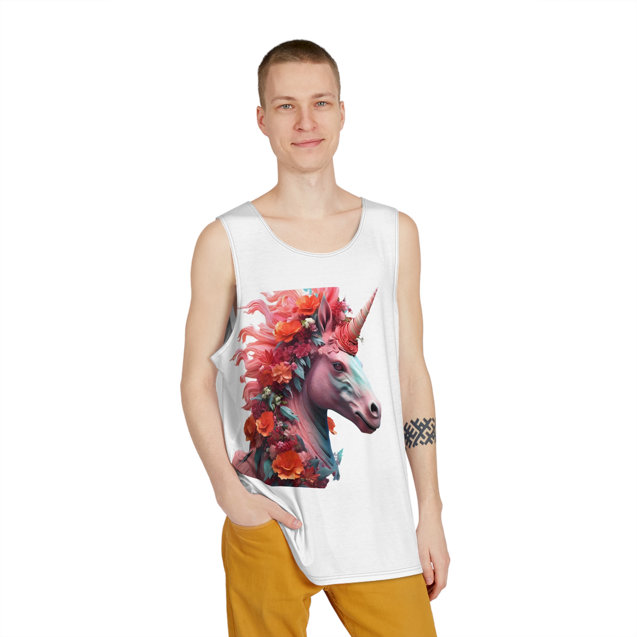 Unicorns 153 Mens Tank Aop - Image 3