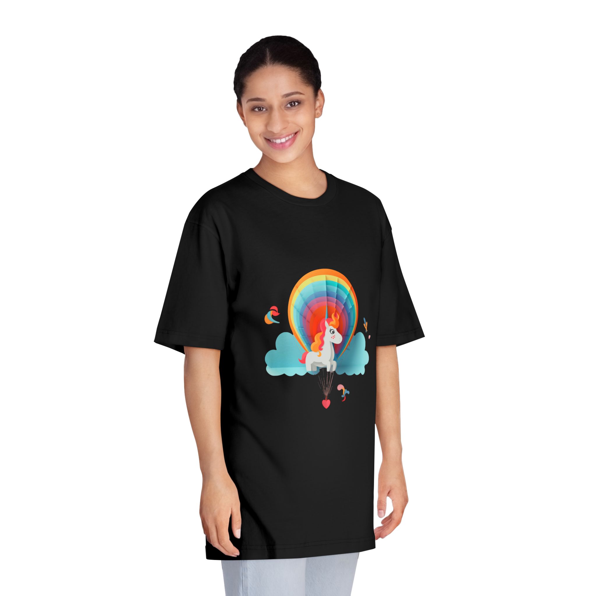 Unicorns 347 Unisex Classic Crewneck T Shirt - Image 7