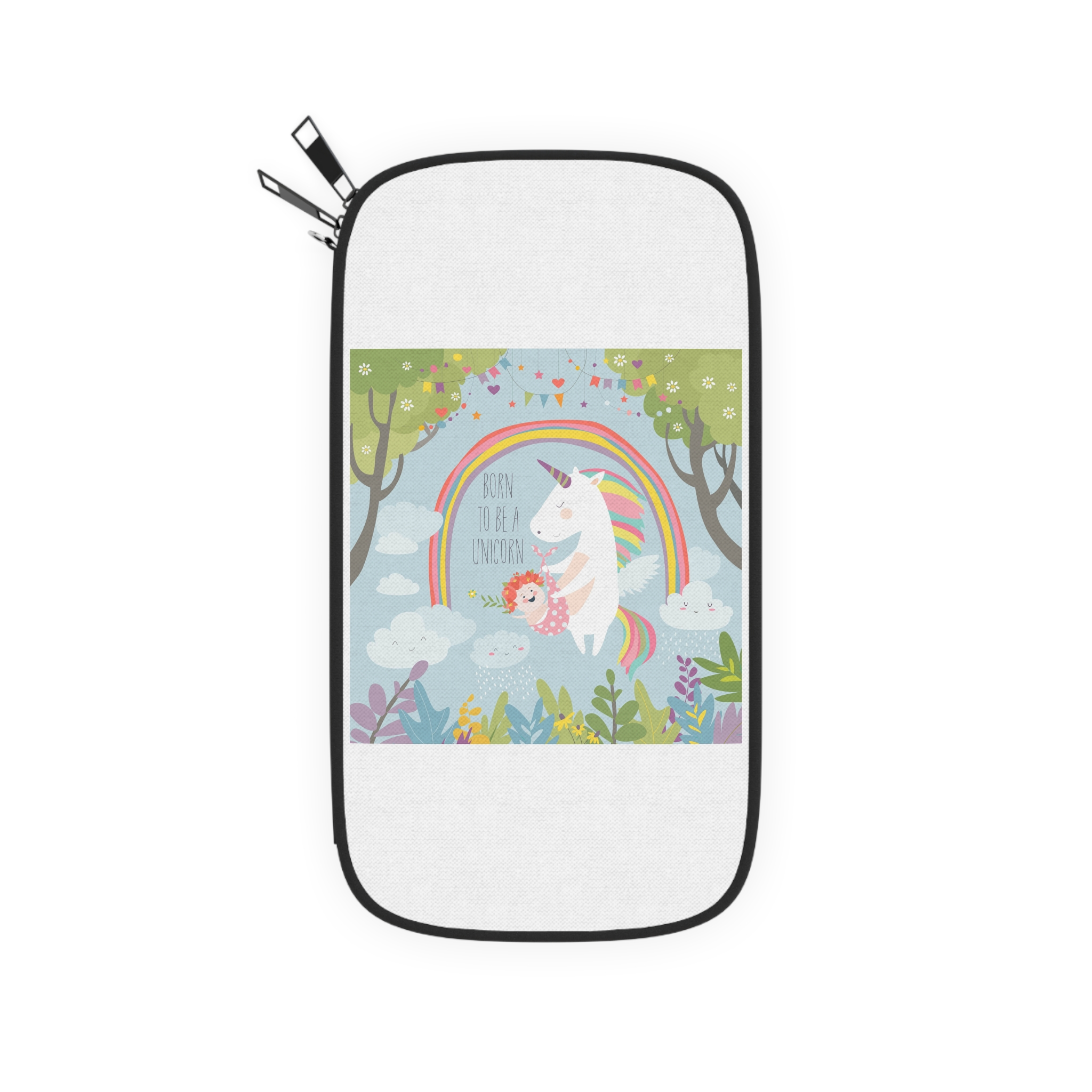 Cute Unicorn With Baby Passport Wallet - Image 2