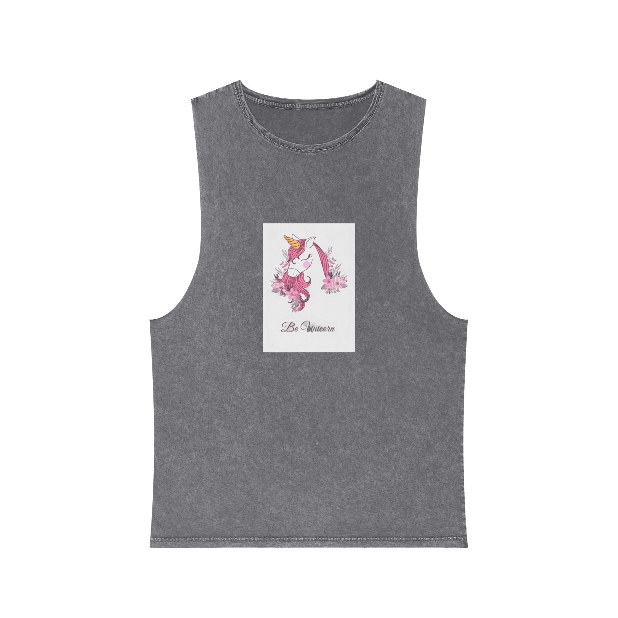 Unicorn V509 Unisex Stonewash Tank Top - Image 9