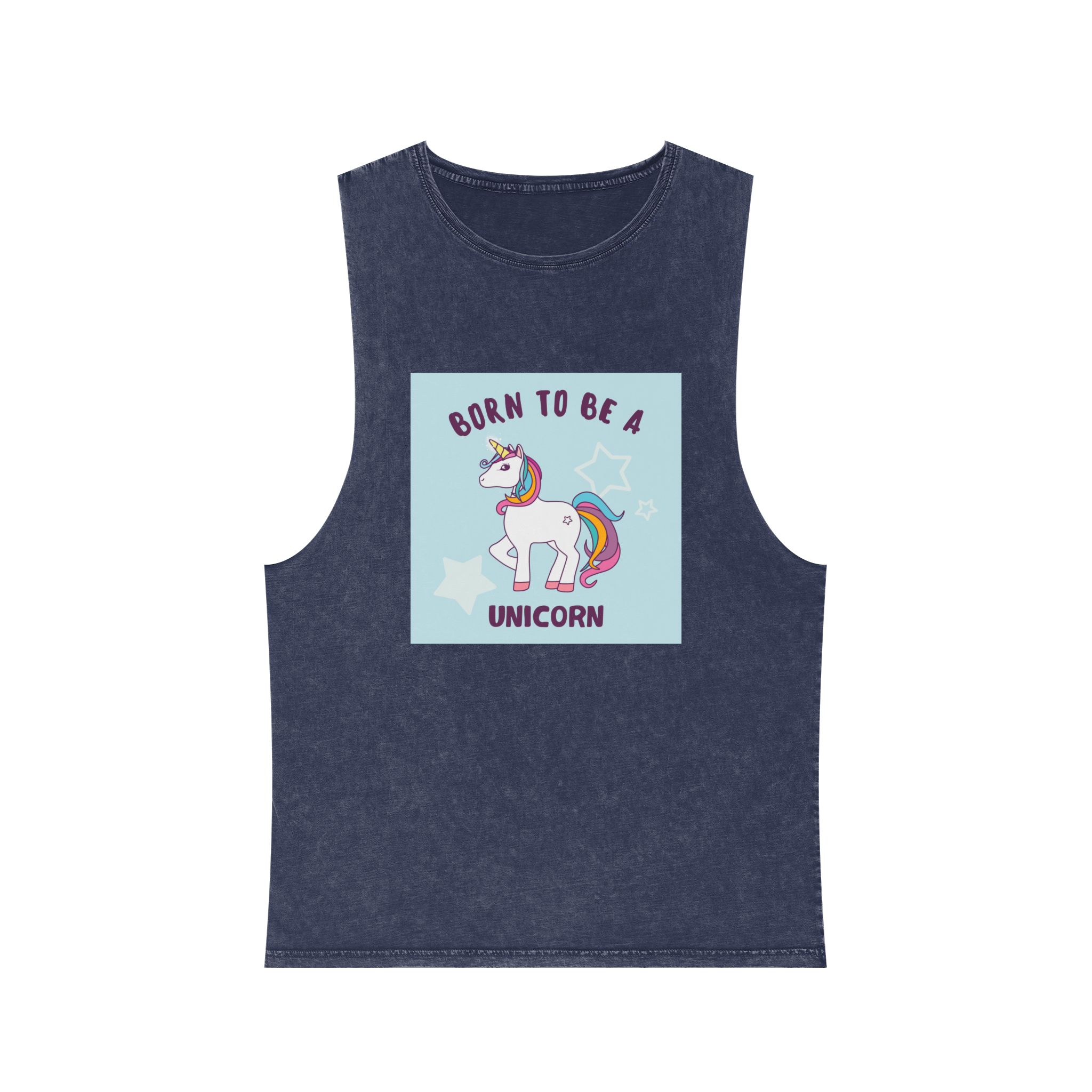 Unicorn V36 Unisex Stonewash Tank Top - Image 13
