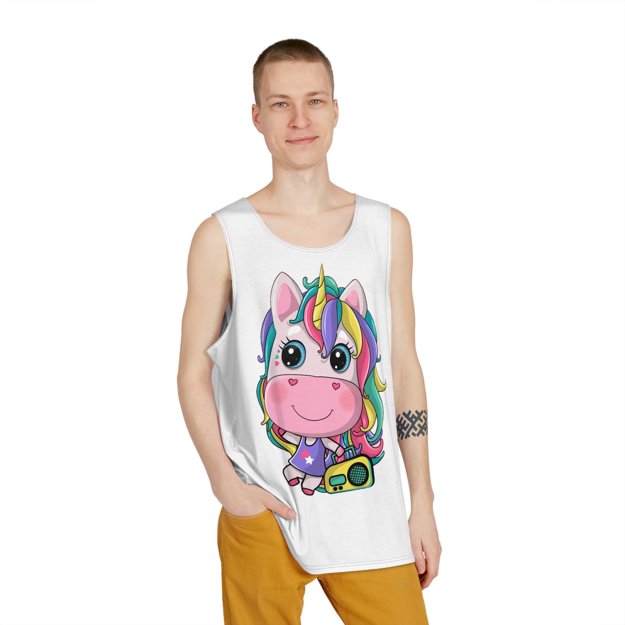 Unicorn V579 Mens Tank Aop - Image 3