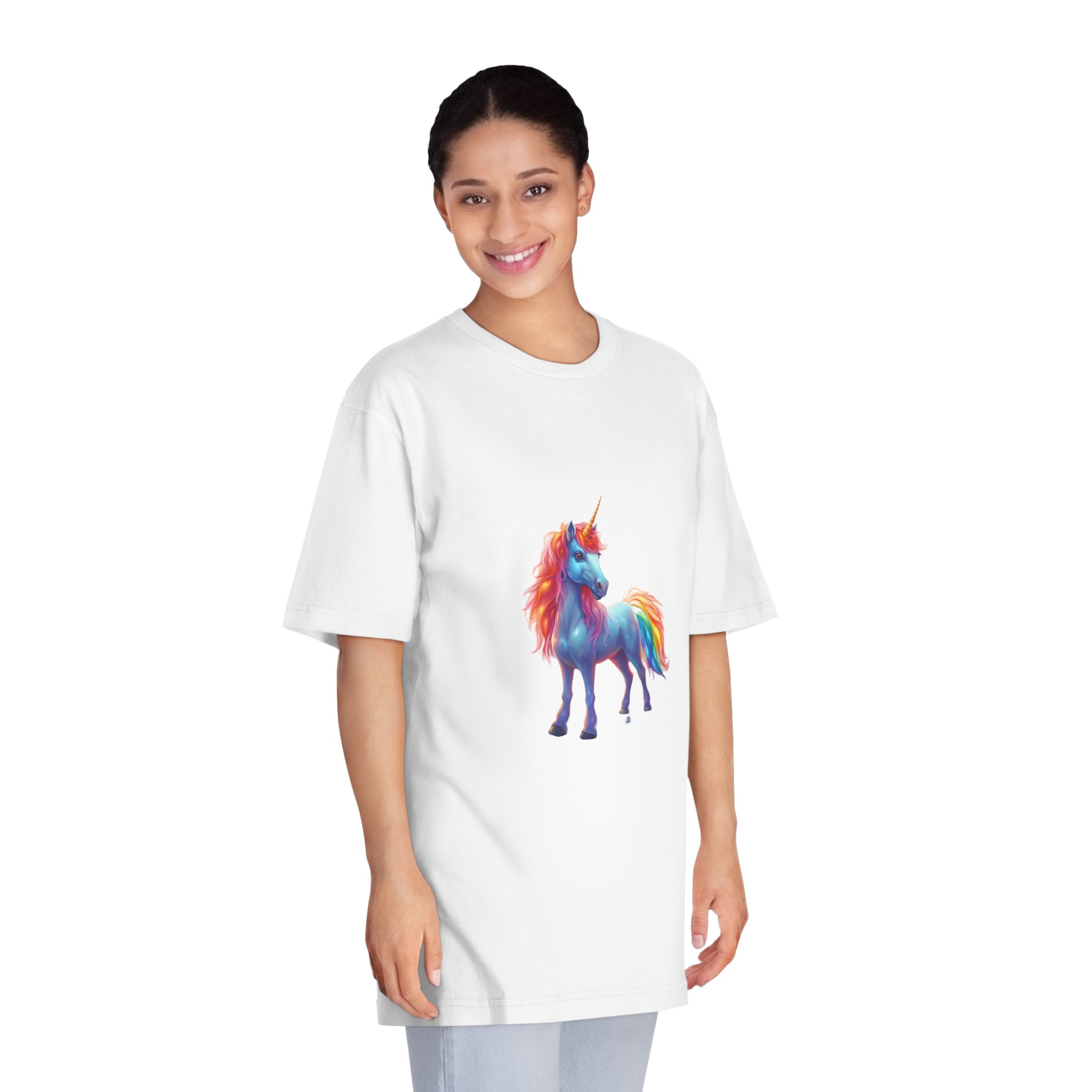 Unicorns 395 Unisex Classic Crewneck T Shirt - Image 3