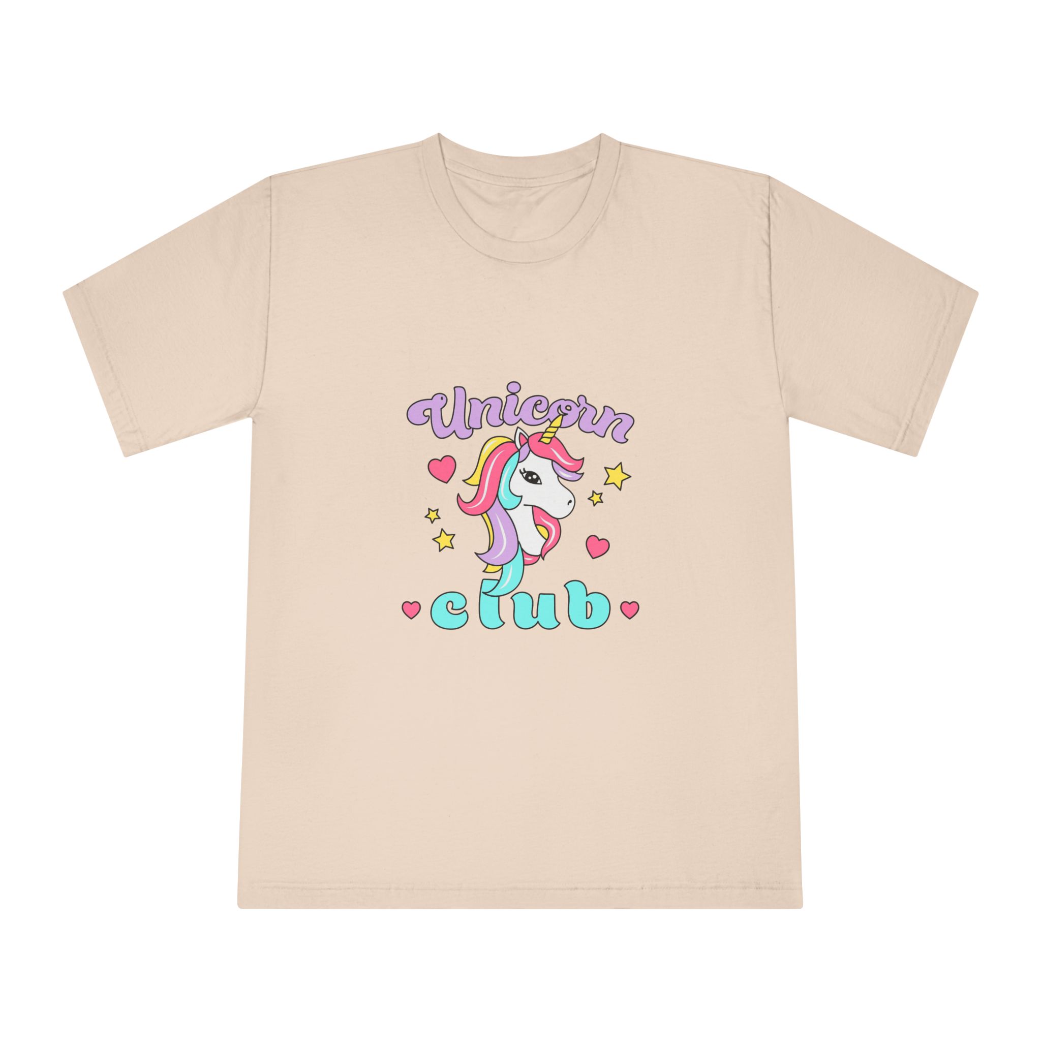 Unicorn Club Text With Colorful Hair Unicorn Unisex Classic Crewneck T Shirt - Image 9