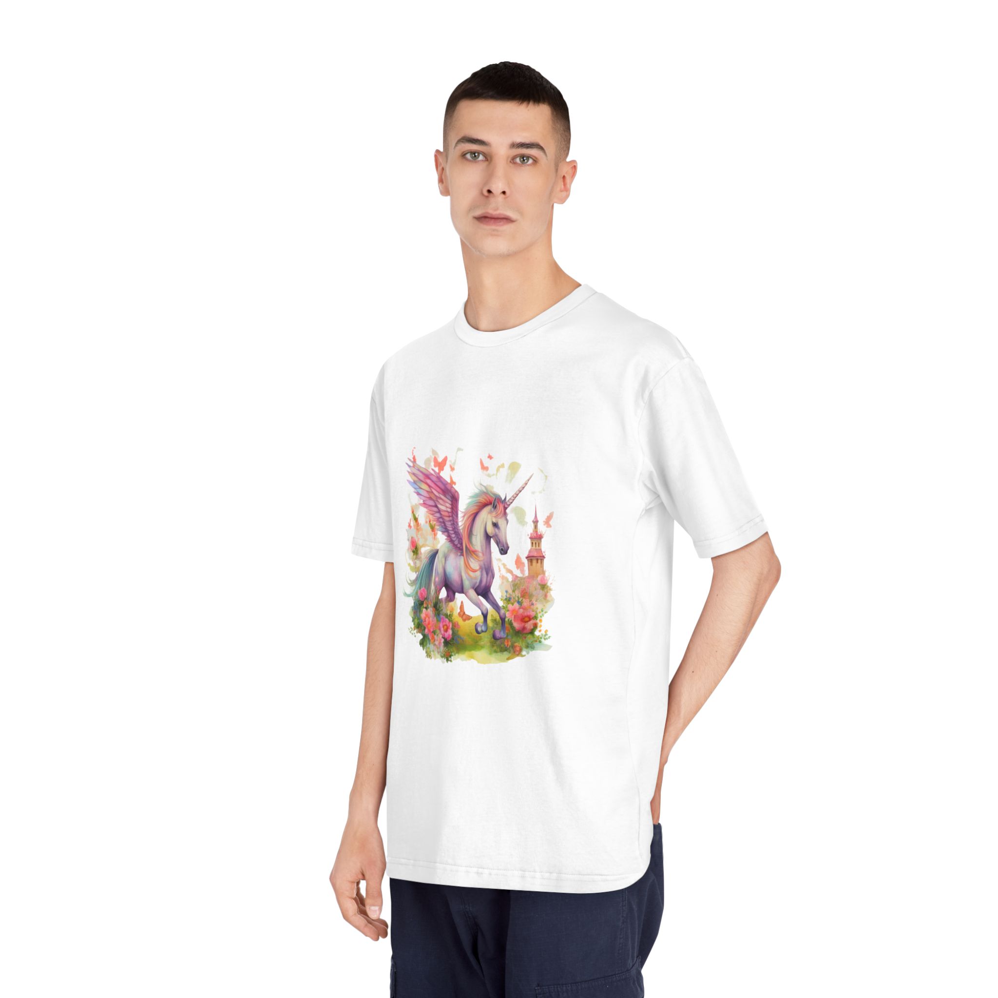 Unicorns 360 Unisex Classic Crewneck T Shirt - Image 4
