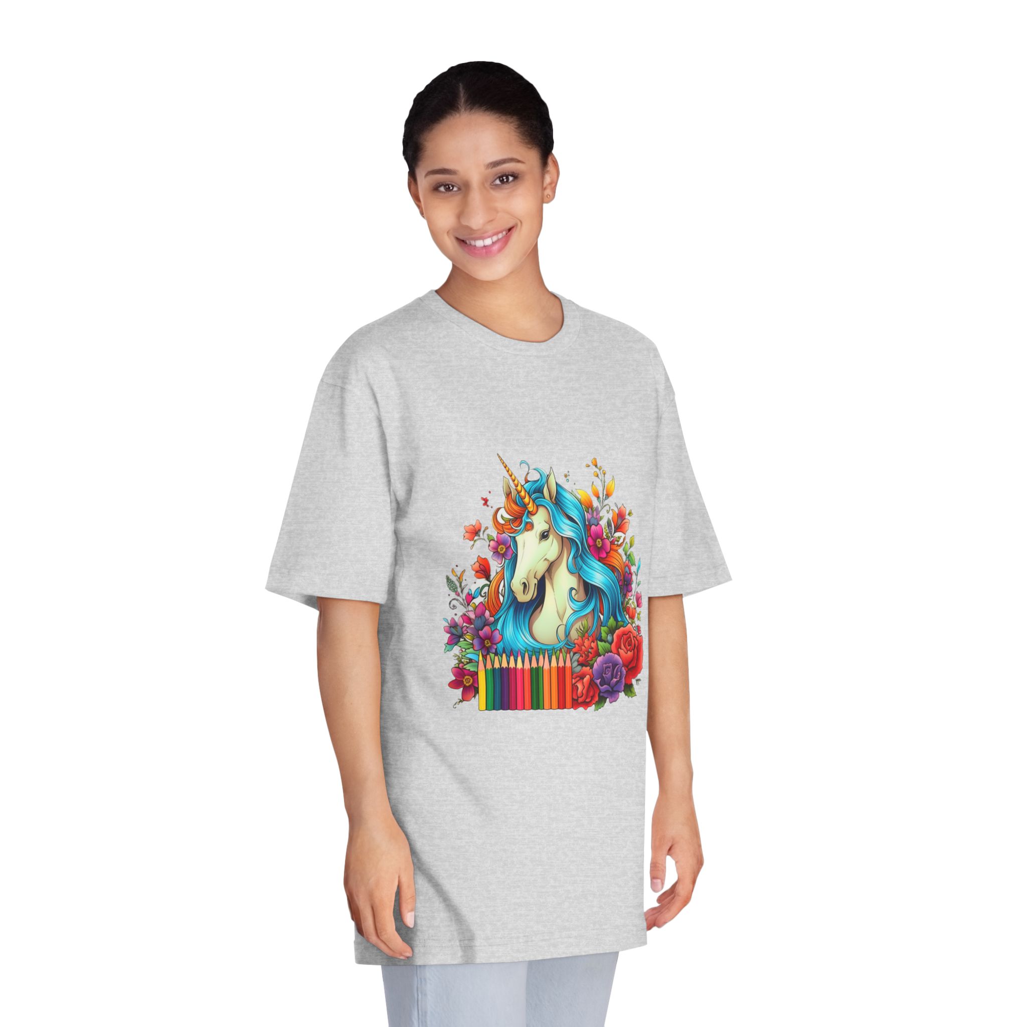 Unicorns 378 Unisex Classic Crewneck T Shirt - Image 15