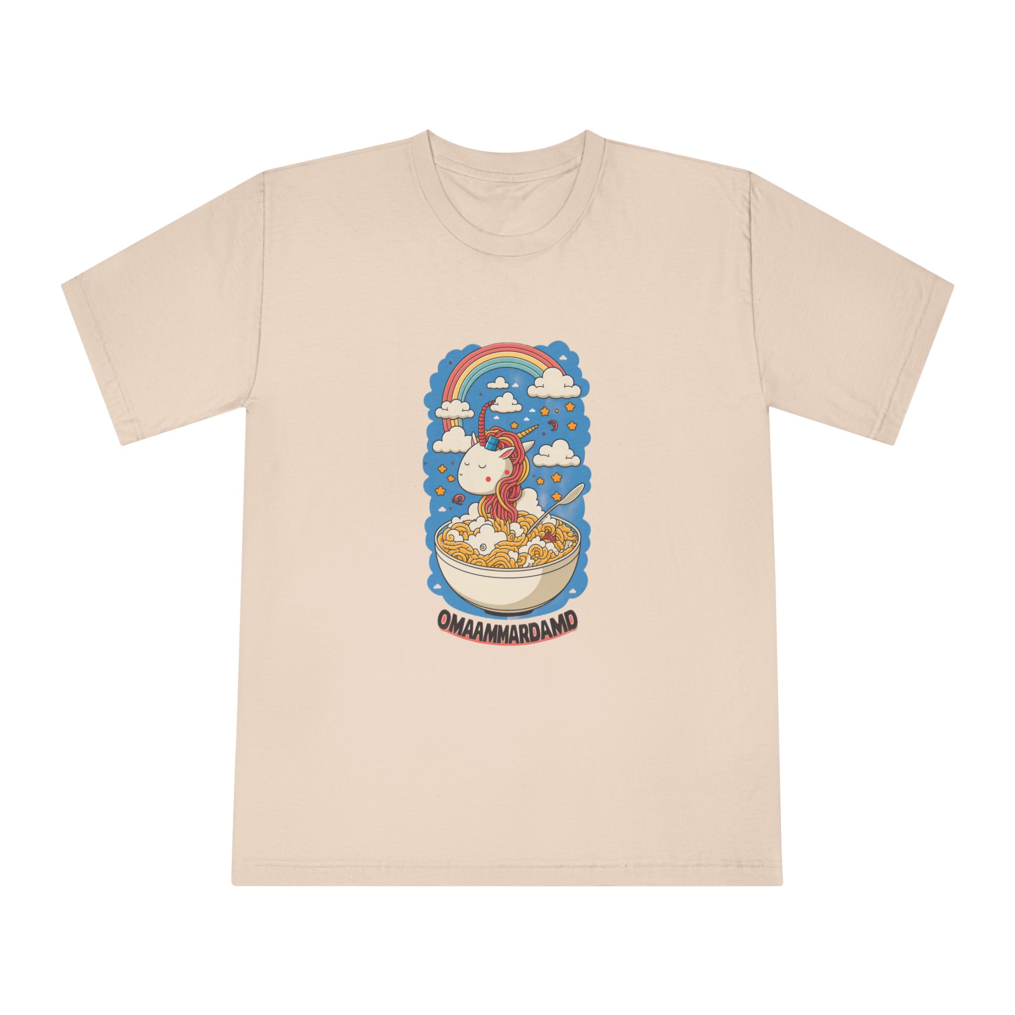 Cute Kawaii Unicorn Graphic Eating Ramen (1) Unisex Classic Crewneck T Shirt - Image 9