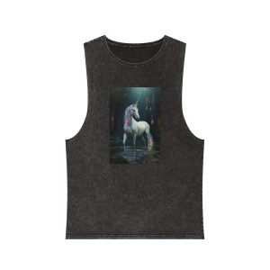 Magical Mythical Unicorn Creature 7 Unisex Stonewash Tank Top