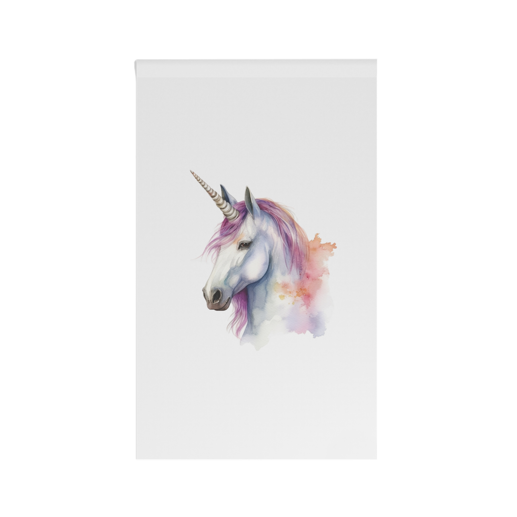 Unicorn With Purple Mane Pink Horn House Banner - Image 2