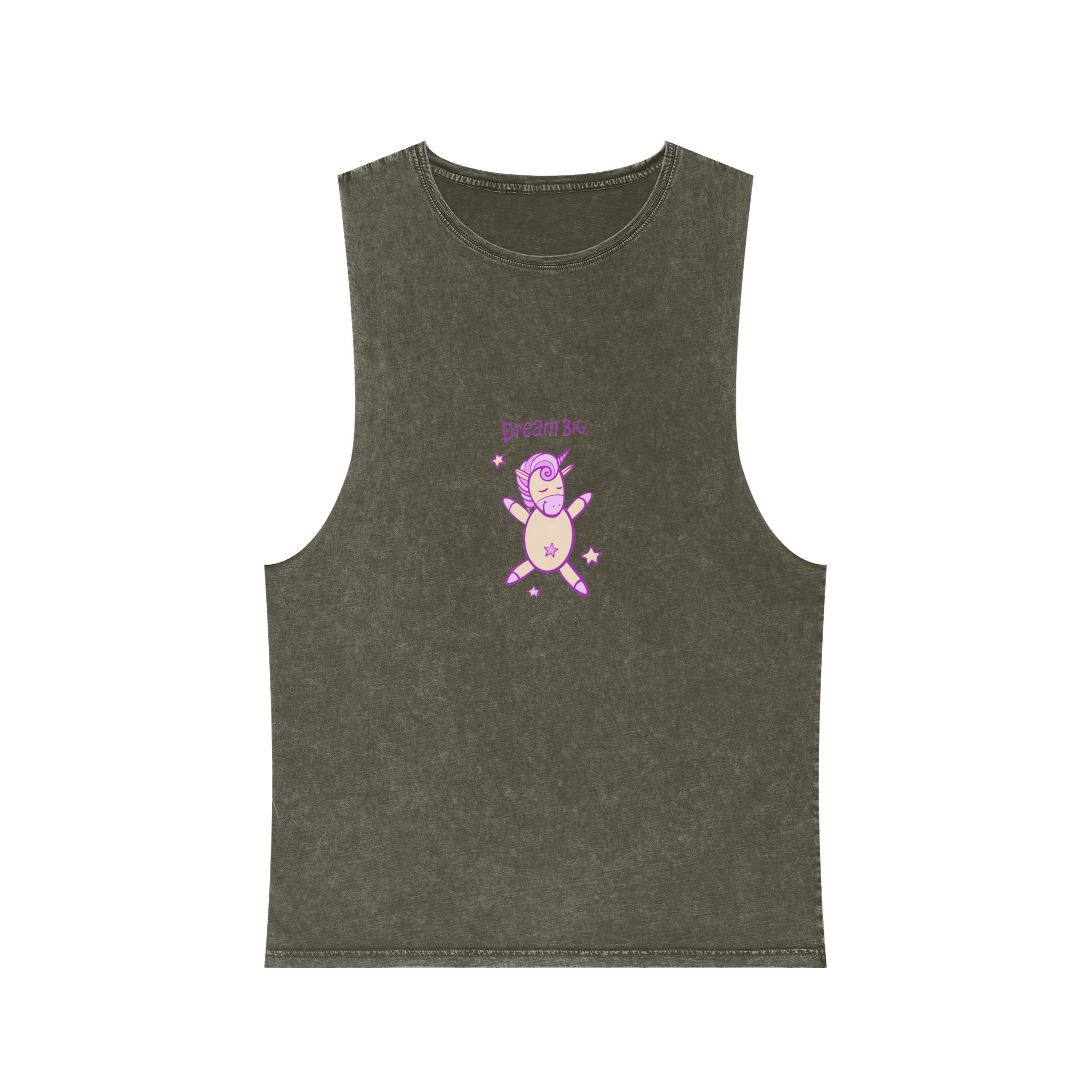 Dream Big Copia 3 Unisex Stonewash Tank Top - Image 5