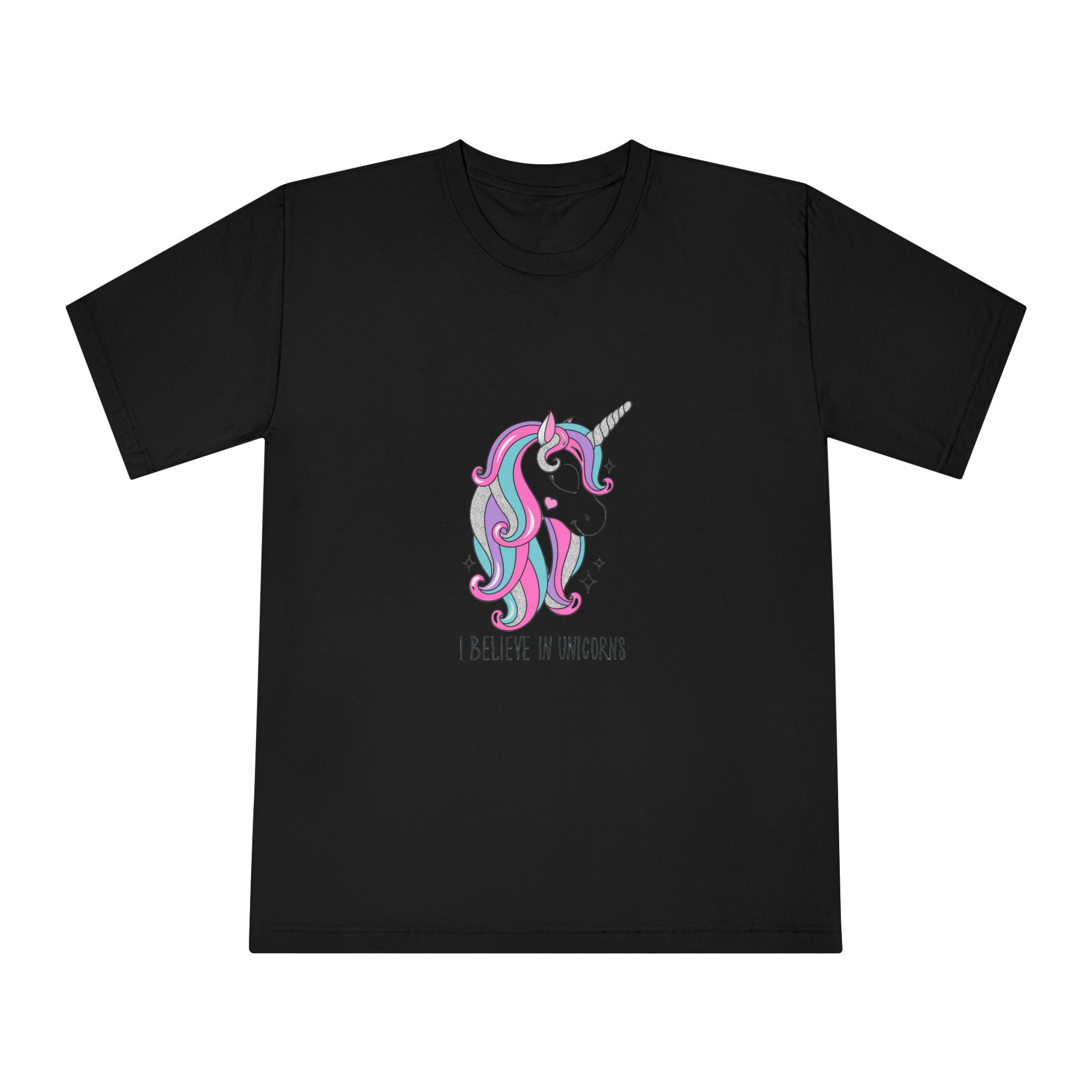 I Belive In Unicorns Copia Unisex Classic Crewneck T Shirt - Image 5