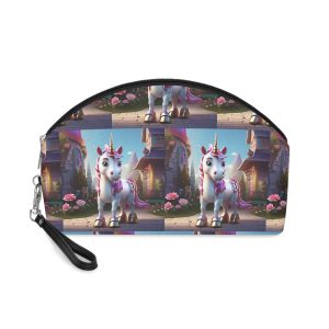 Animated Unicorn Children Generated By Ai (13) Makeup Bag