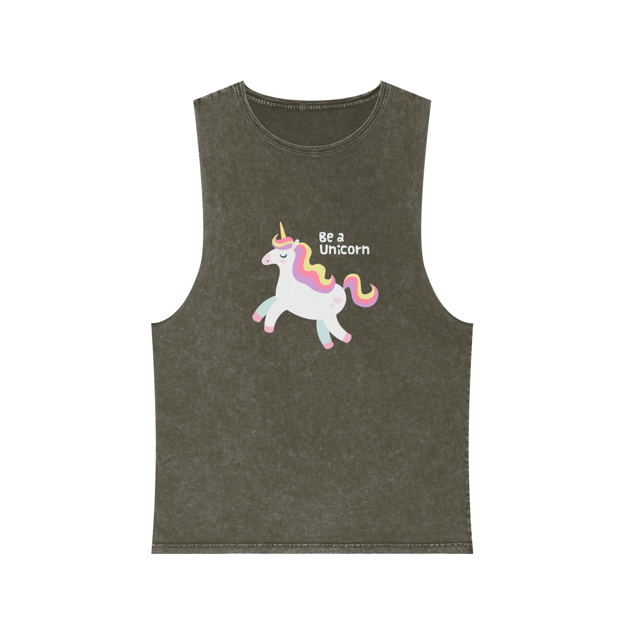 Unicorn V159 Copia Unisex Stonewash Tank Top - Image 5