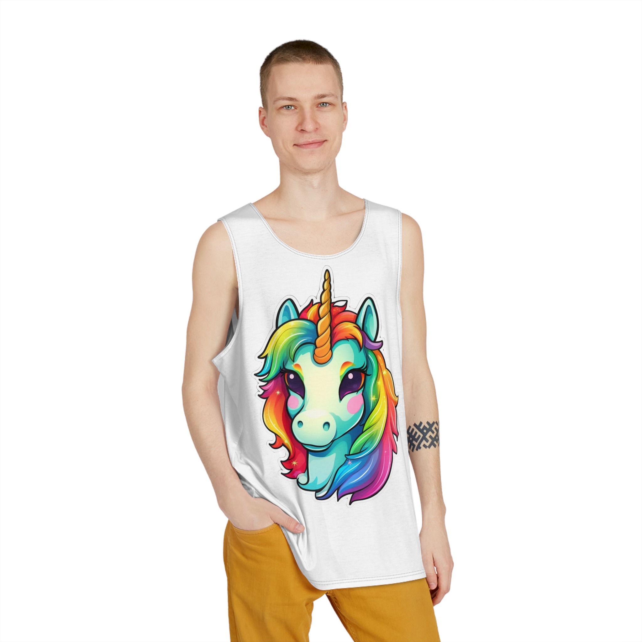 Unicorns 332 Mens Tank Aop - Image 3