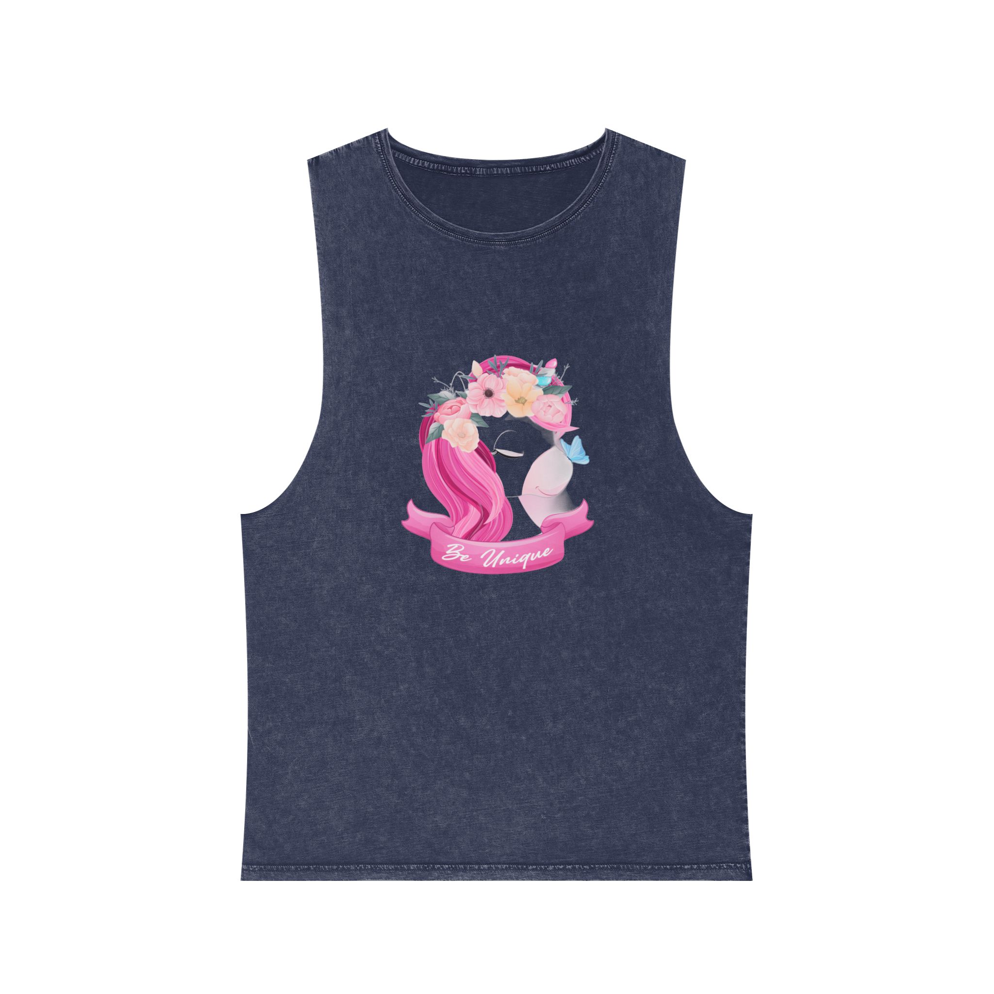 Unicorn V495 Unisex Stonewash Tank Top - Image 13