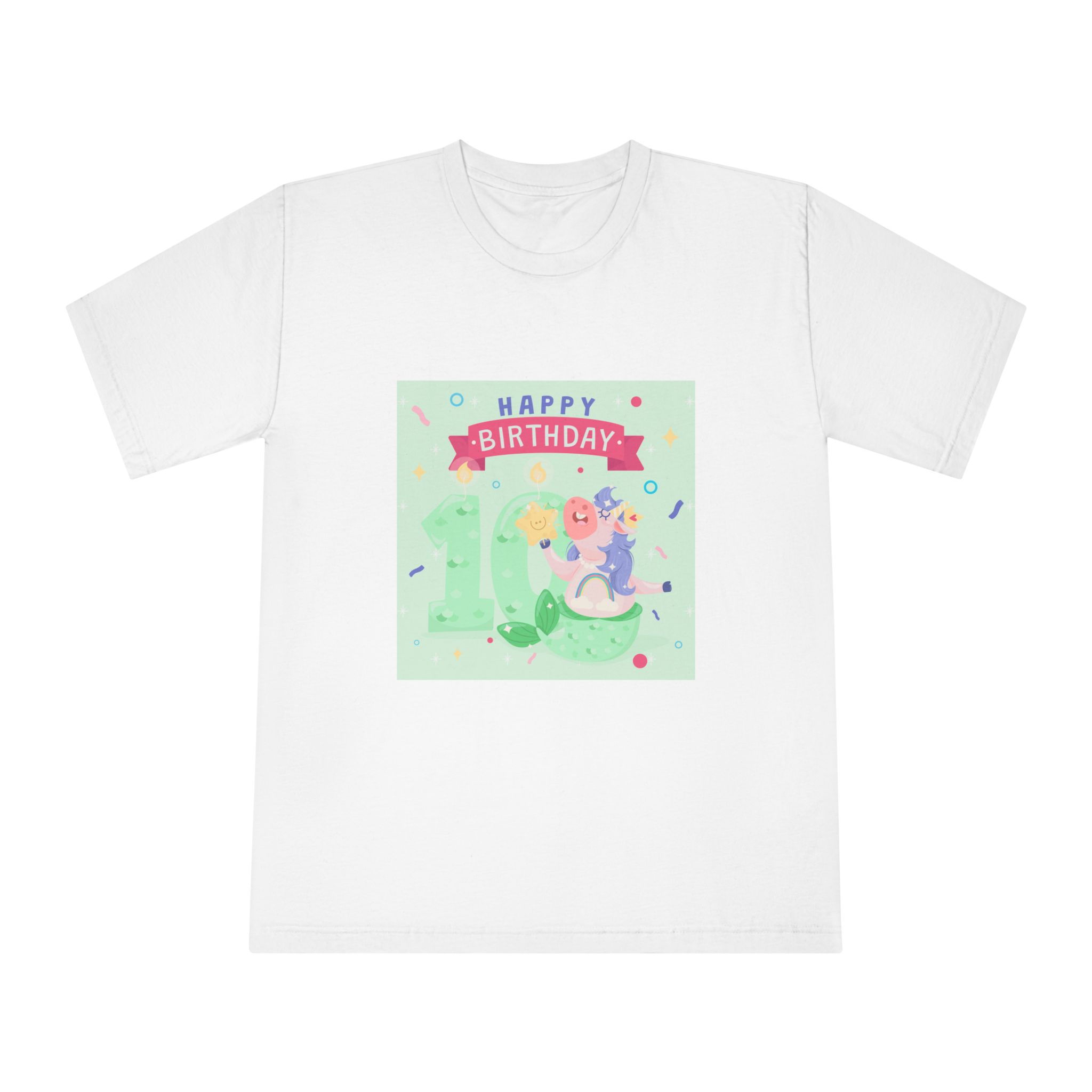 Unicorn V738 Unisex Classic Crewneck T Shirt