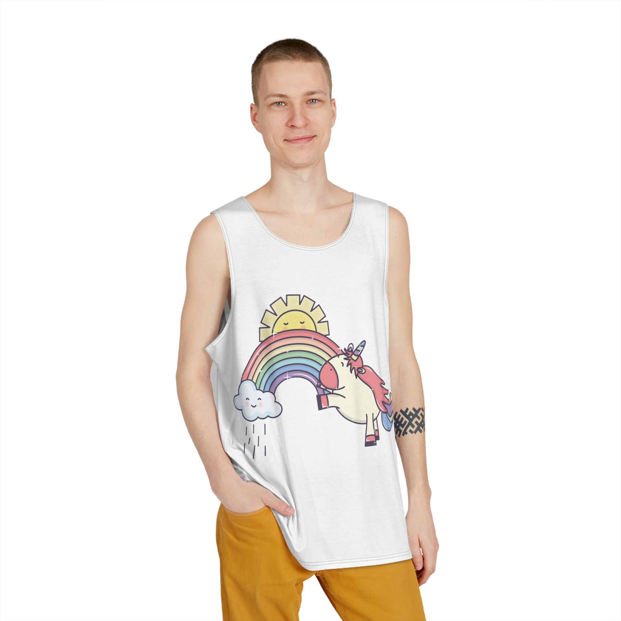 Unicorns 99 Mens Tank Aop - Image 3