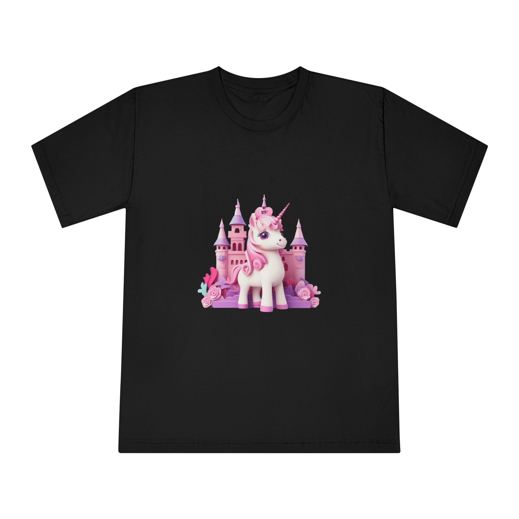 Unicorns 338 Unisex Classic Crewneck T Shirt - Image 5