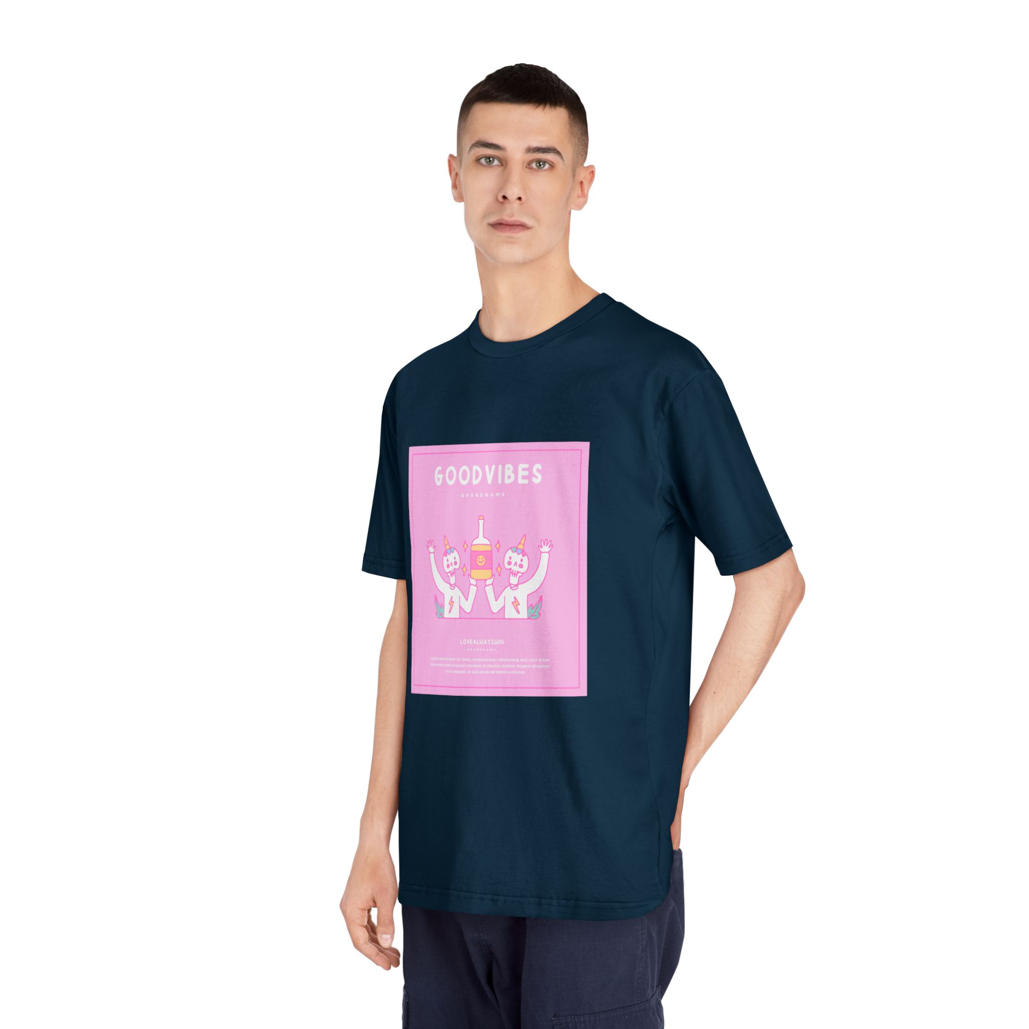 Cute Unicorn Skulls Holding Beer Bottle Illustration T Shirt Poster Unisex Classic Crewneck T Shirt - Image 20