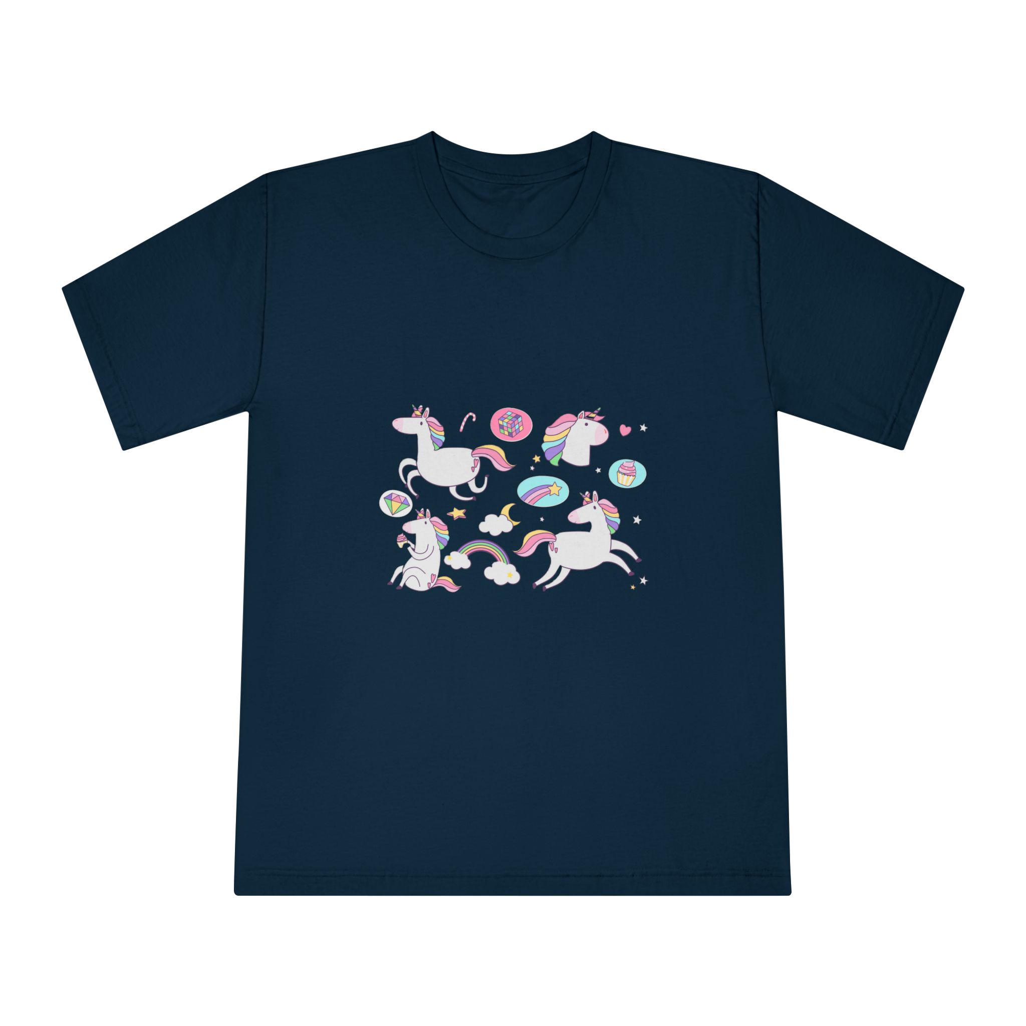 Unicorns 60 Unisex Classic Crewneck T Shirt - Image 17