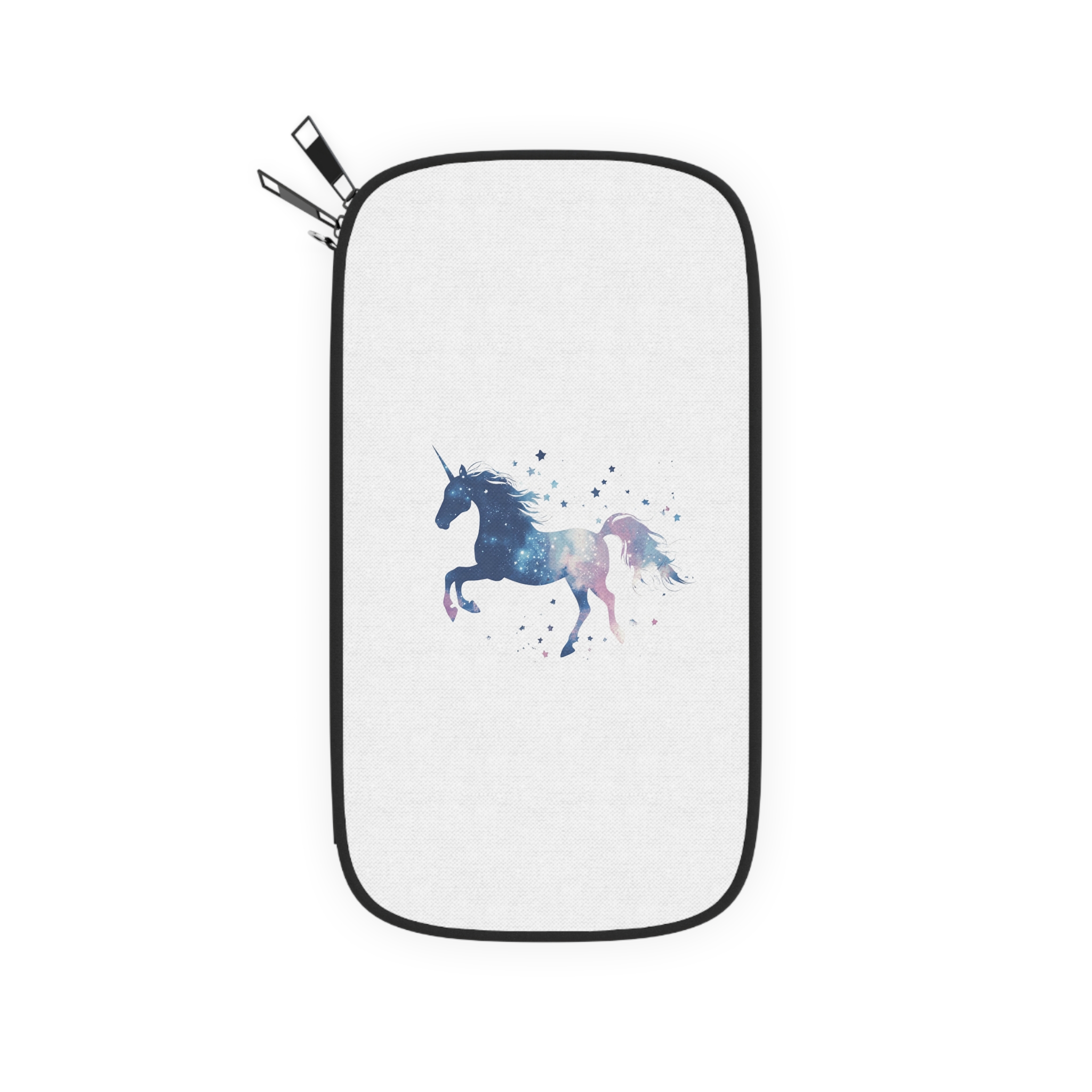 Celestial Unicorn Watercolor Painting Passport Wallet - Image 2