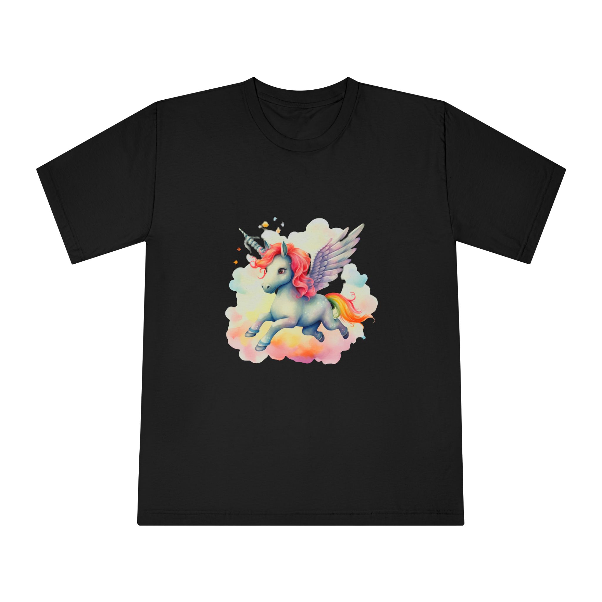 Unicorns 356 Unisex Classic Crewneck T Shirt - Image 5