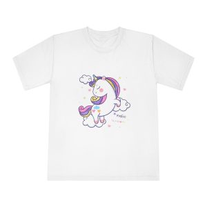 Cute Little Unicorn Cartoon Pony Magic Cloud Kawaii Animal Unisex Classic Crewneck T Shirt