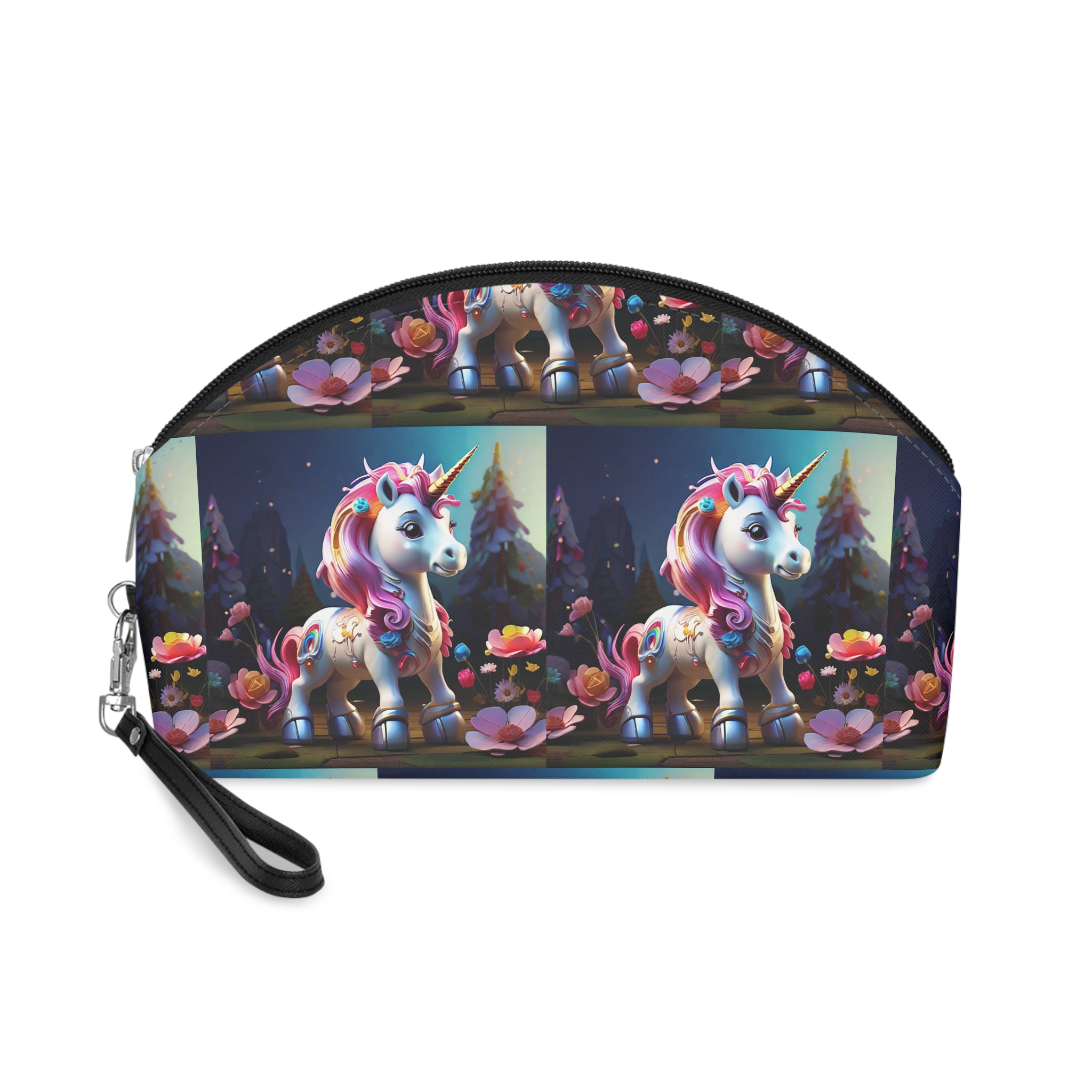 Animated Unicorn Children Generated By Ai (16) Makeup Bag
