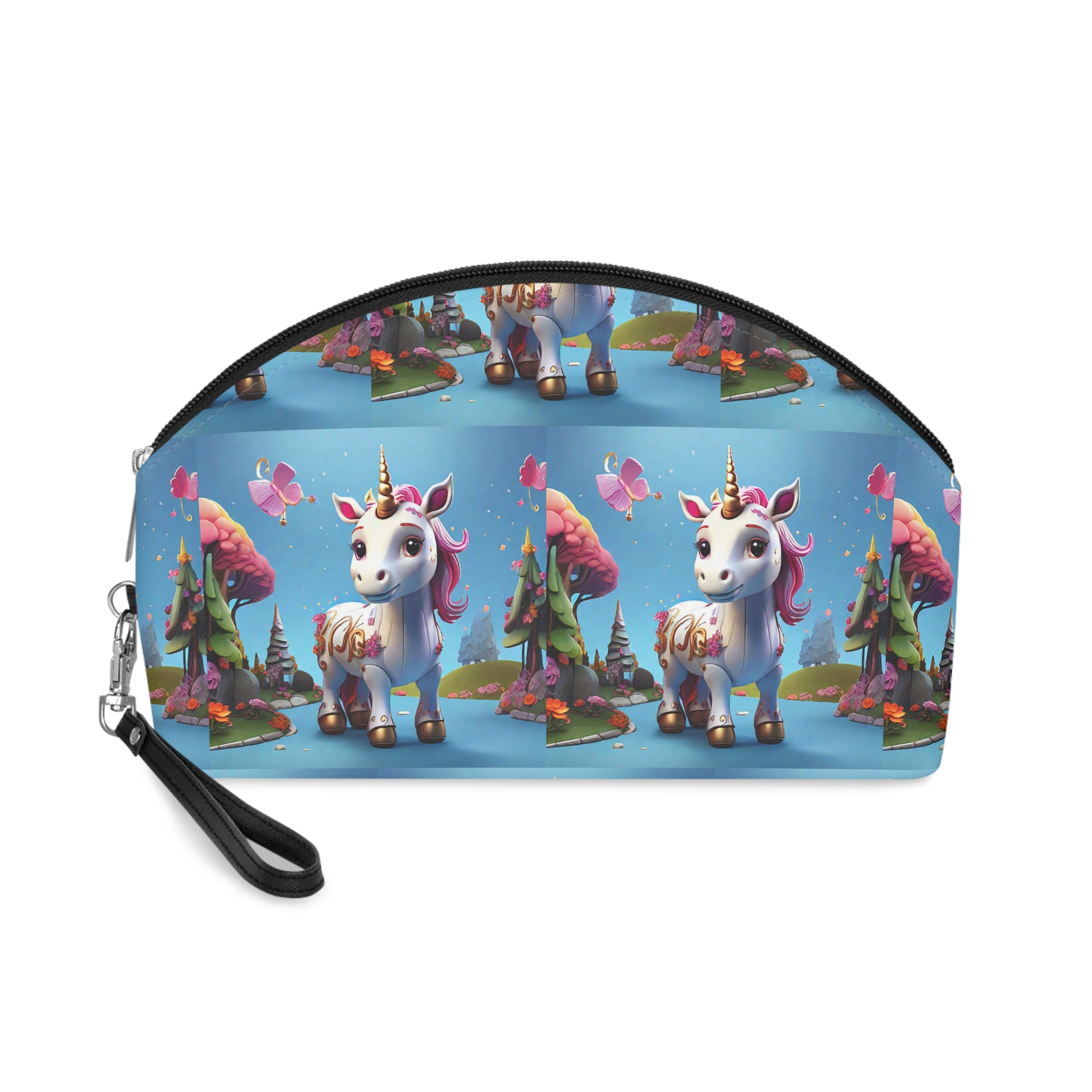 Animated Unicorn Children Generated By Ai (19) Makeup Bag