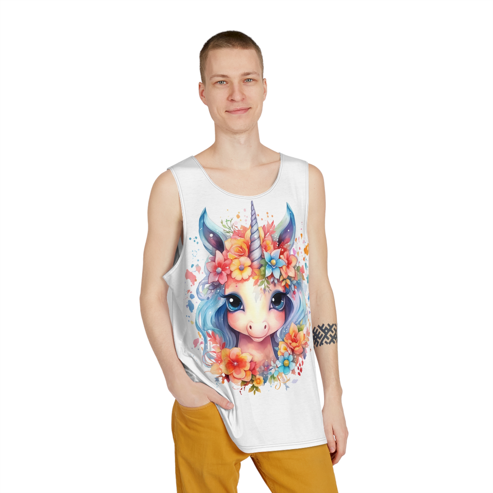 Unicorns 185 Mens Tank Aop - Image 3