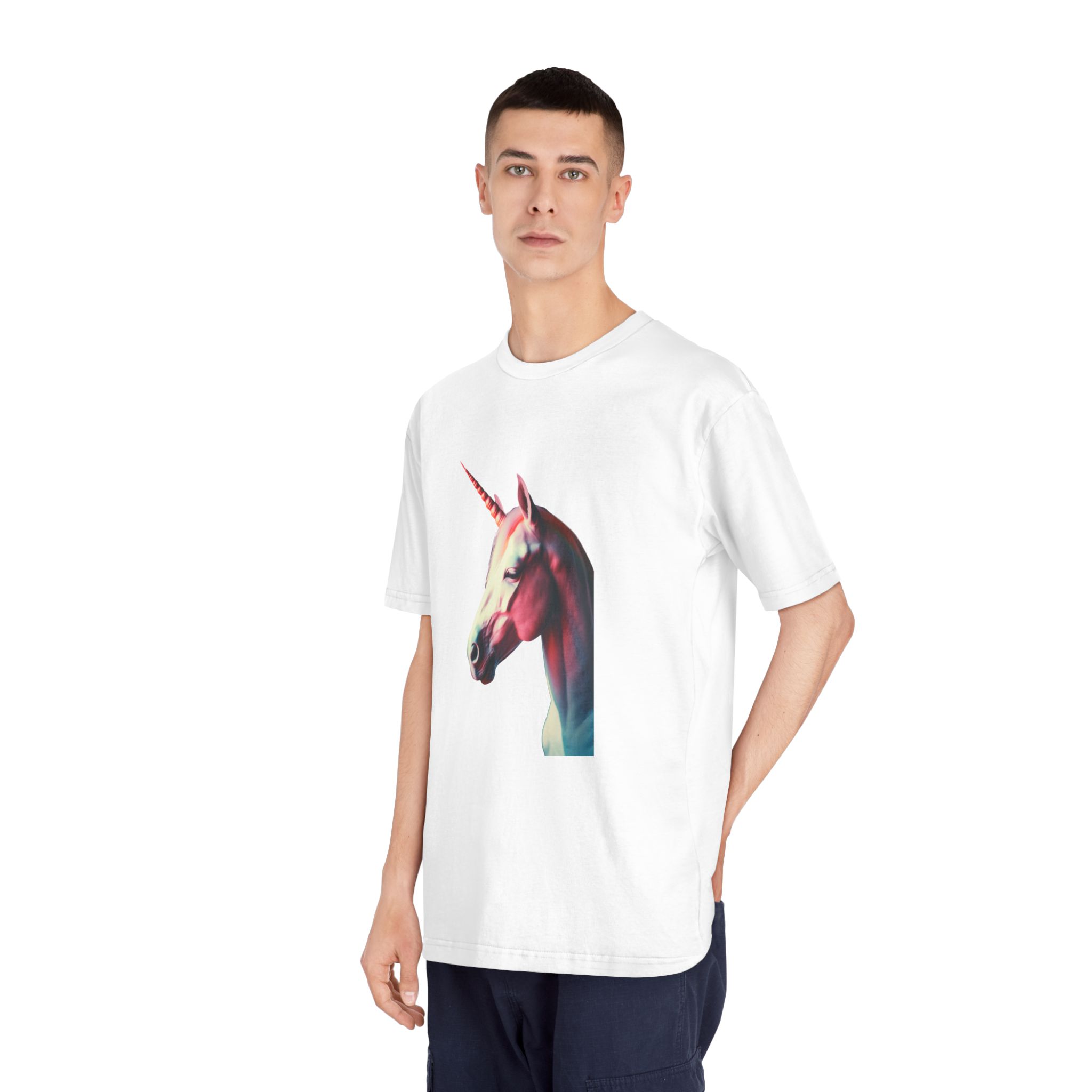 Unicorns 172 Unisex Classic Crewneck T Shirt - Image 4