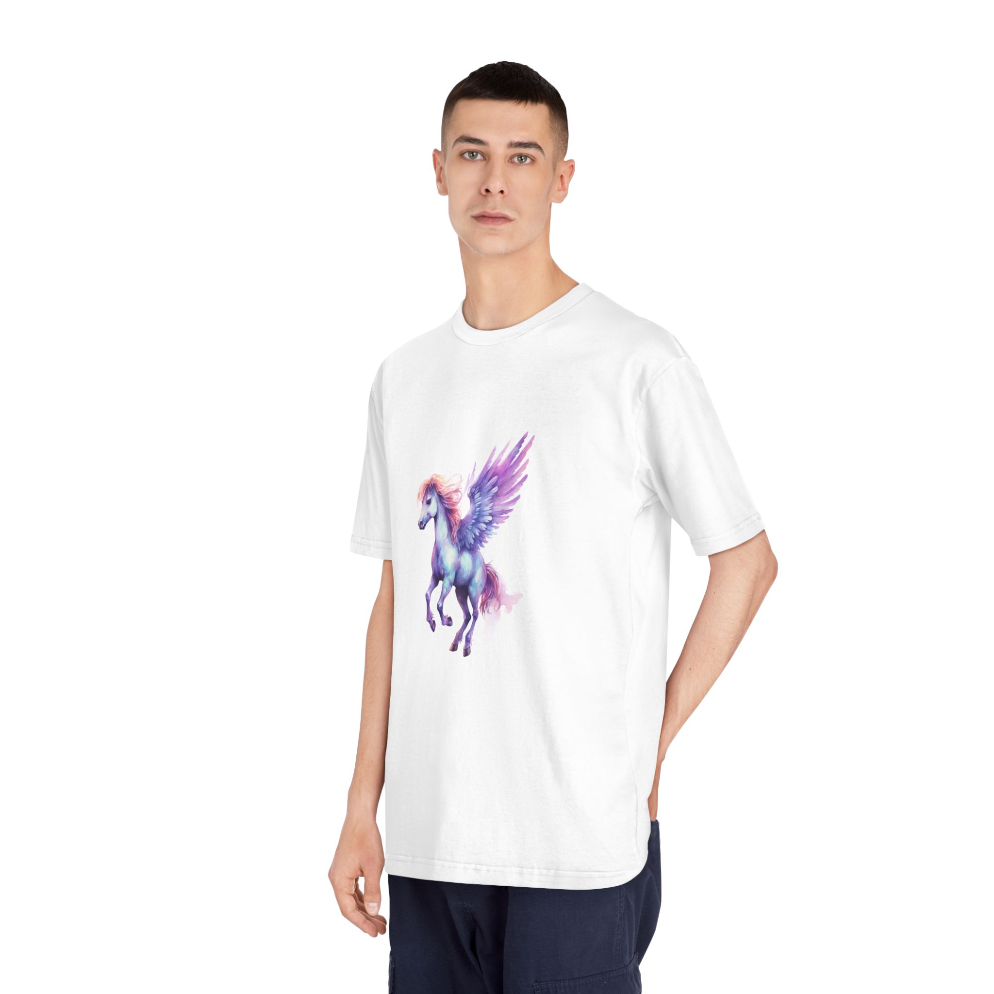 Unicorns 204 Unisex Classic Crewneck T Shirt - Image 4