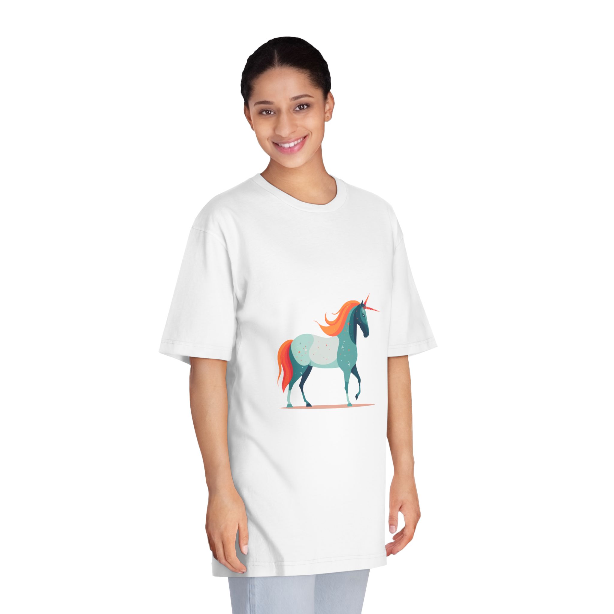 Unicorns 369 Unisex Classic Crewneck T Shirt - Image 3