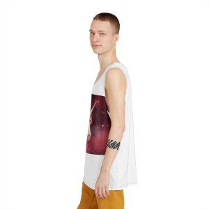 Pink Unicorn Fantastic Illustration (3) Mens Tank Aop