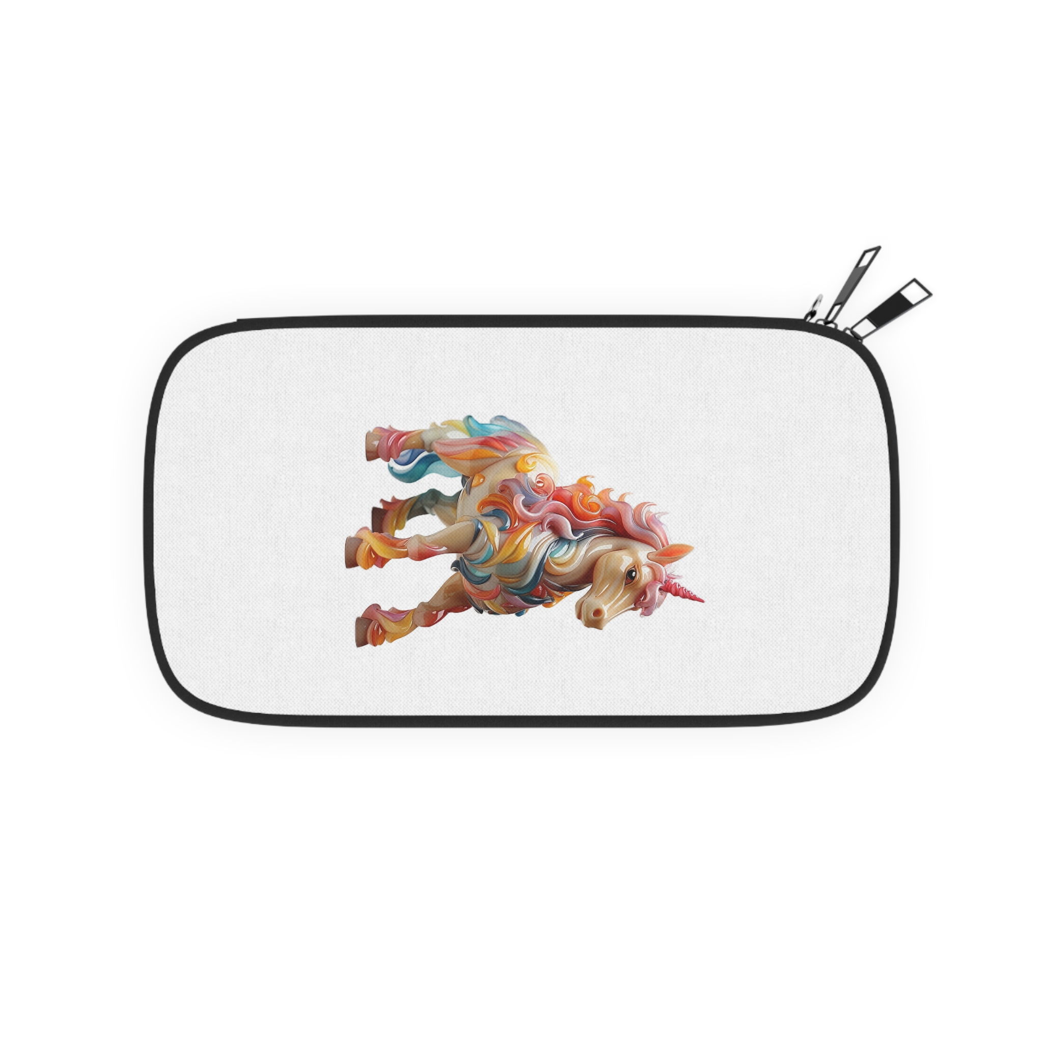 Colorful 3d Mythical Unicorn (1) Copy Passport Wallet