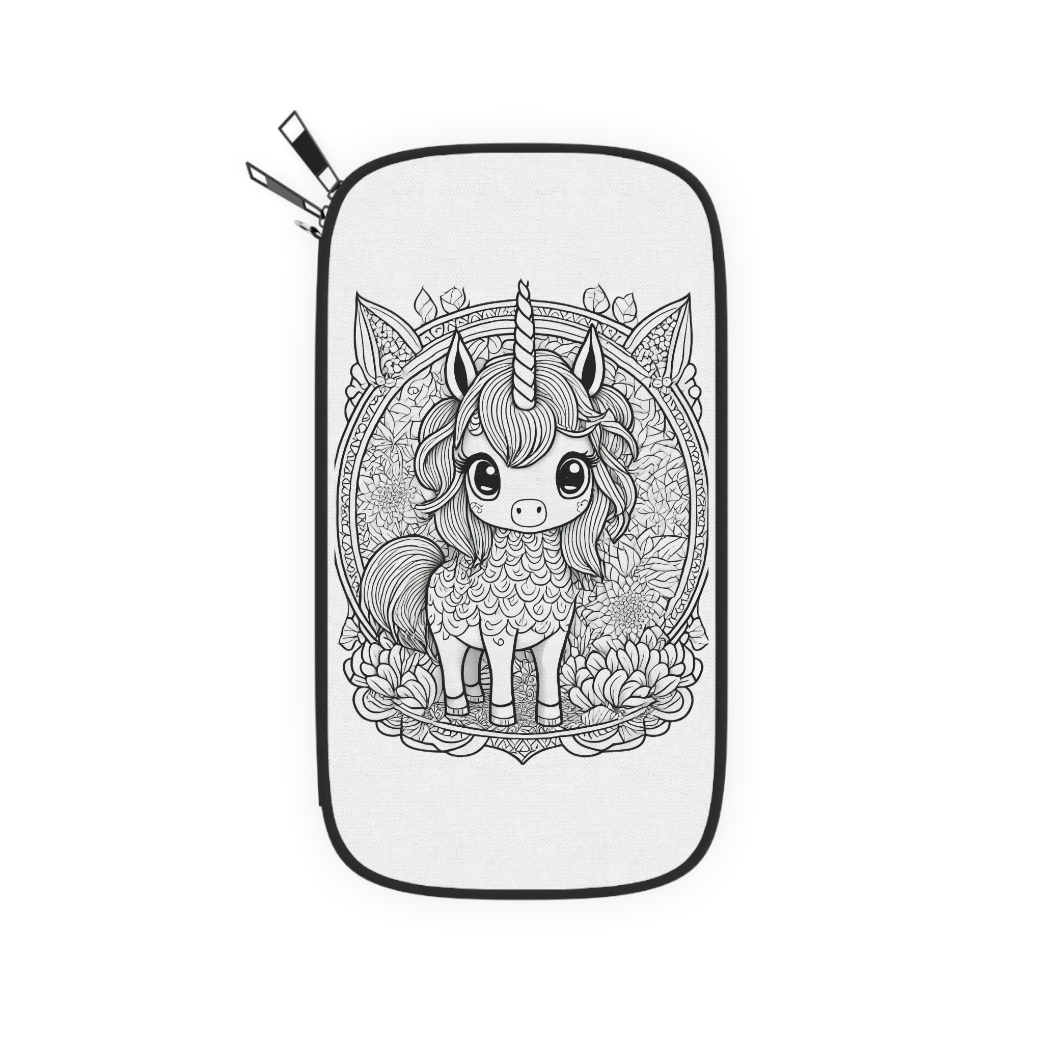Kids Coloring Fun With Unicorns Passport Wallet - Image 2