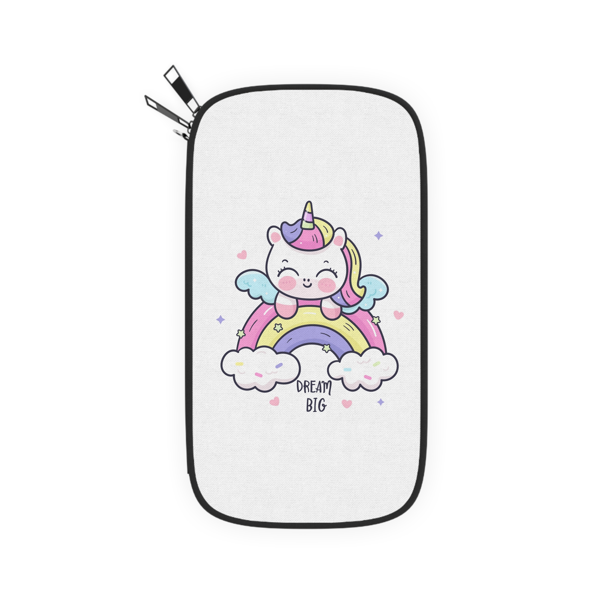 Cute Unicorn Rainbow Kawaii Animal Baby Cartoon Dream Big Passport Wallet - Image 2