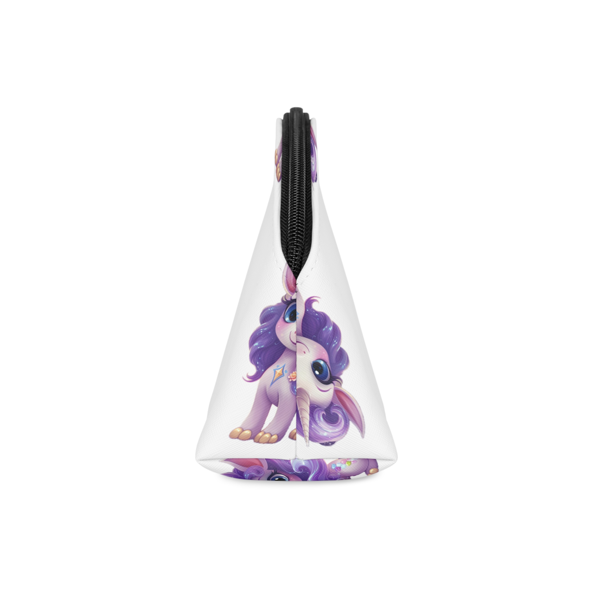 Beautiful Cute Baby Unicorn (8) Makeup Bag - Image 4