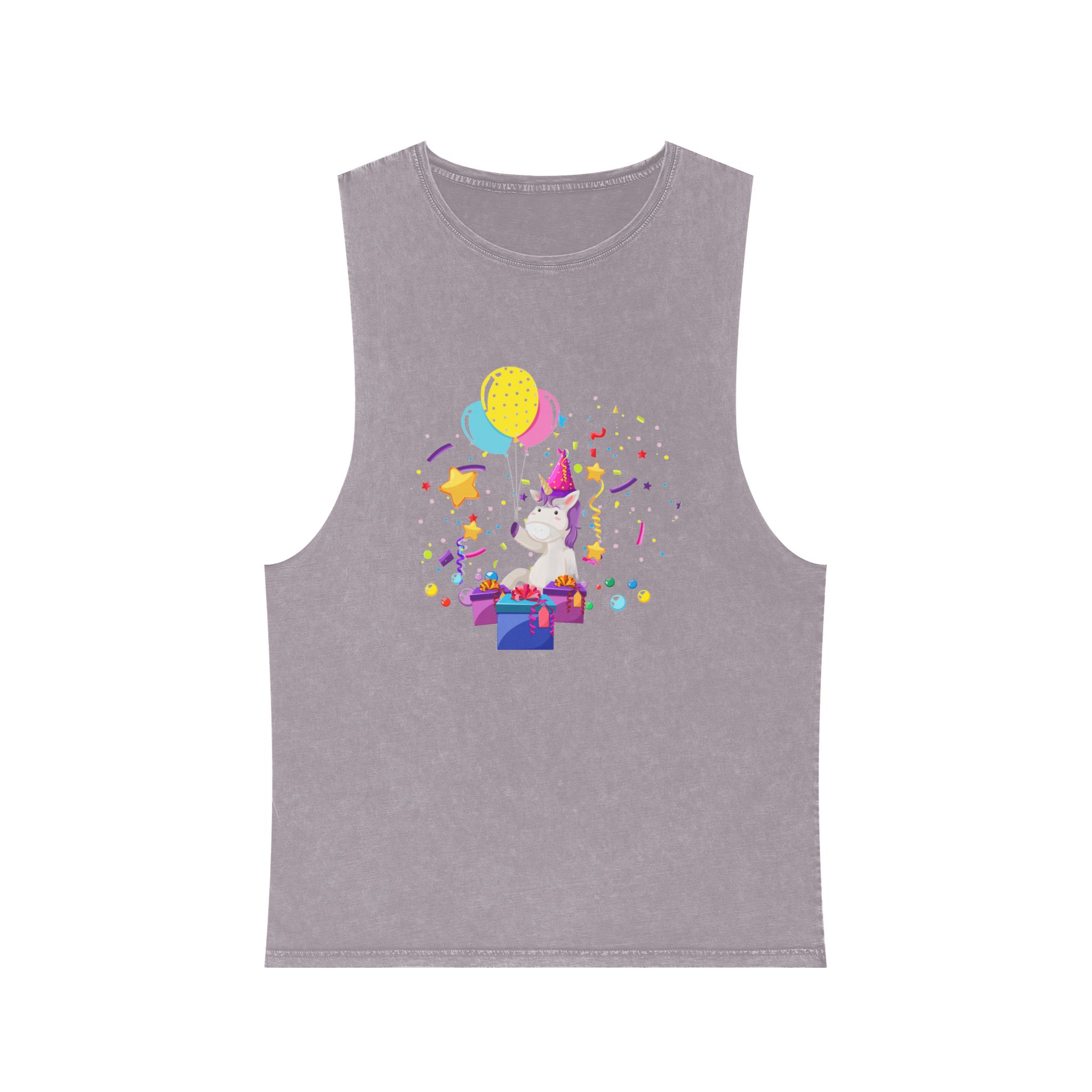 Unicorn V157 Unisex Stonewash Tank Top - Image 17