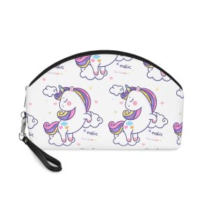 Cute Little Unicorn Cartoon Pony Magic Cloud Kawaii Animal Makeup Bag