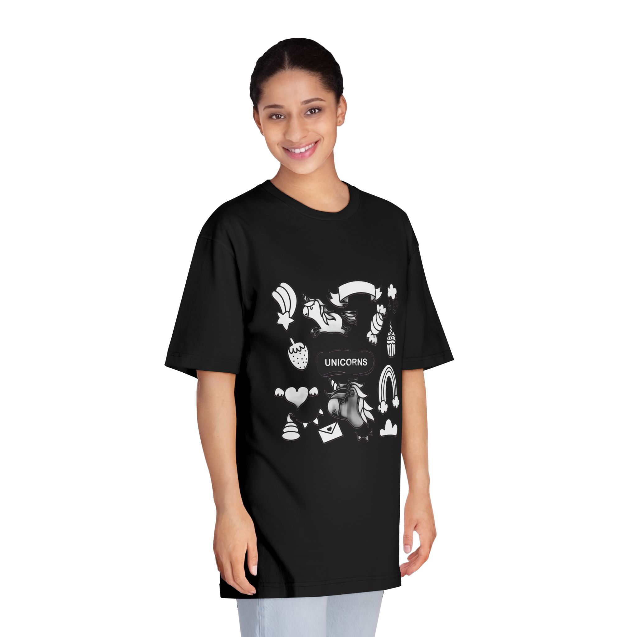 Unicorn V837 Unisex Classic Crewneck T Shirt - Image 7