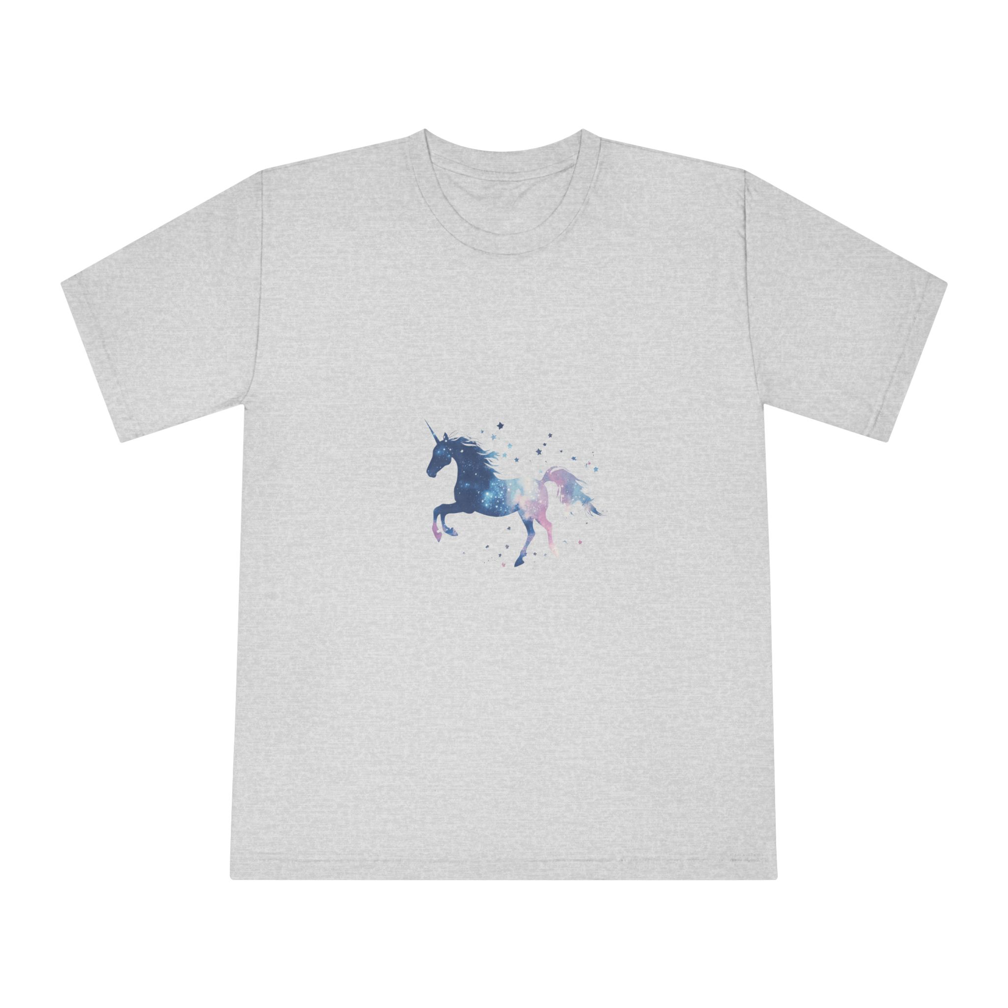 Celestial Unicorn Watercolor Painting Unisex Classic Crewneck T Shirt - Image 13