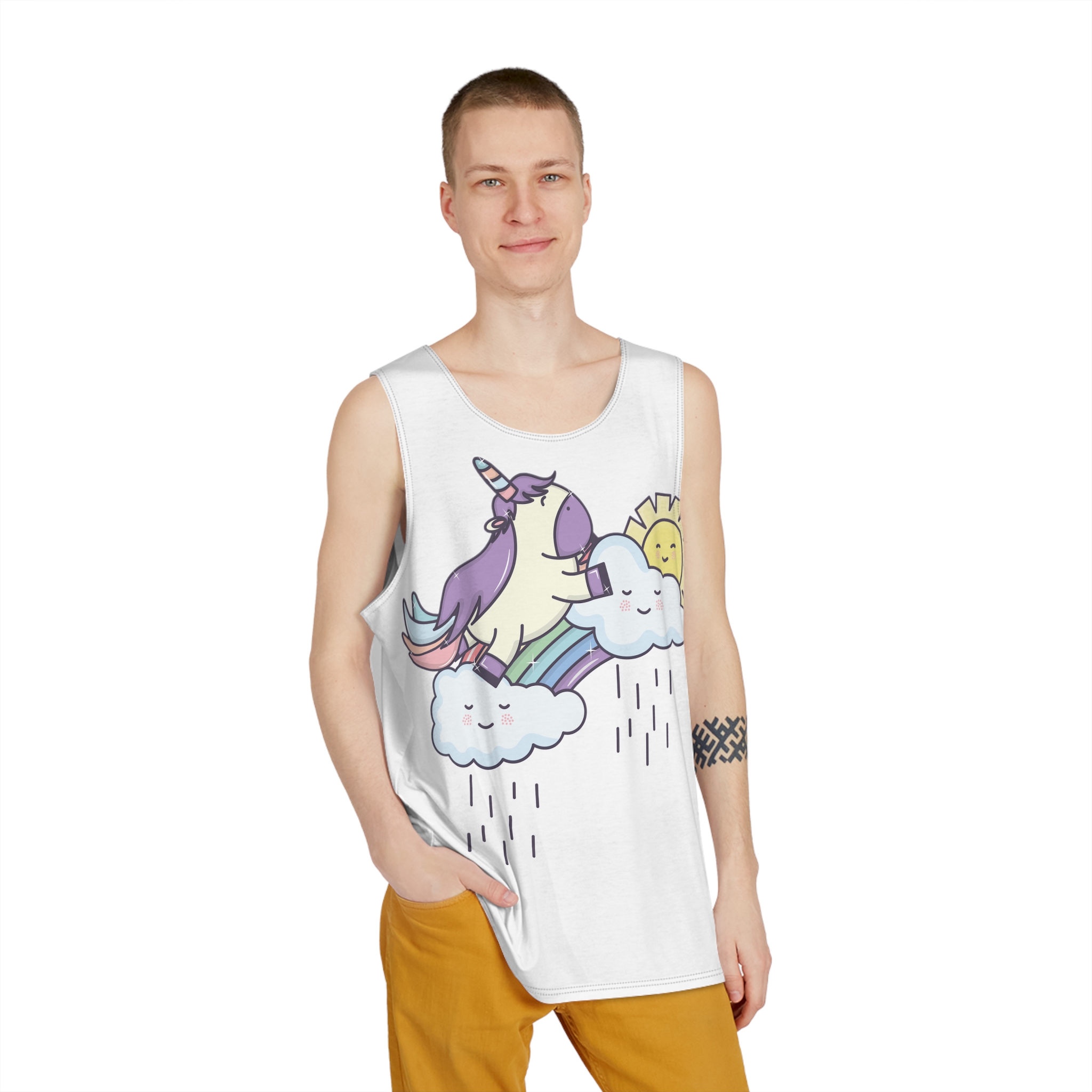 Unicorns 114 Mens Tank Aop - Image 3