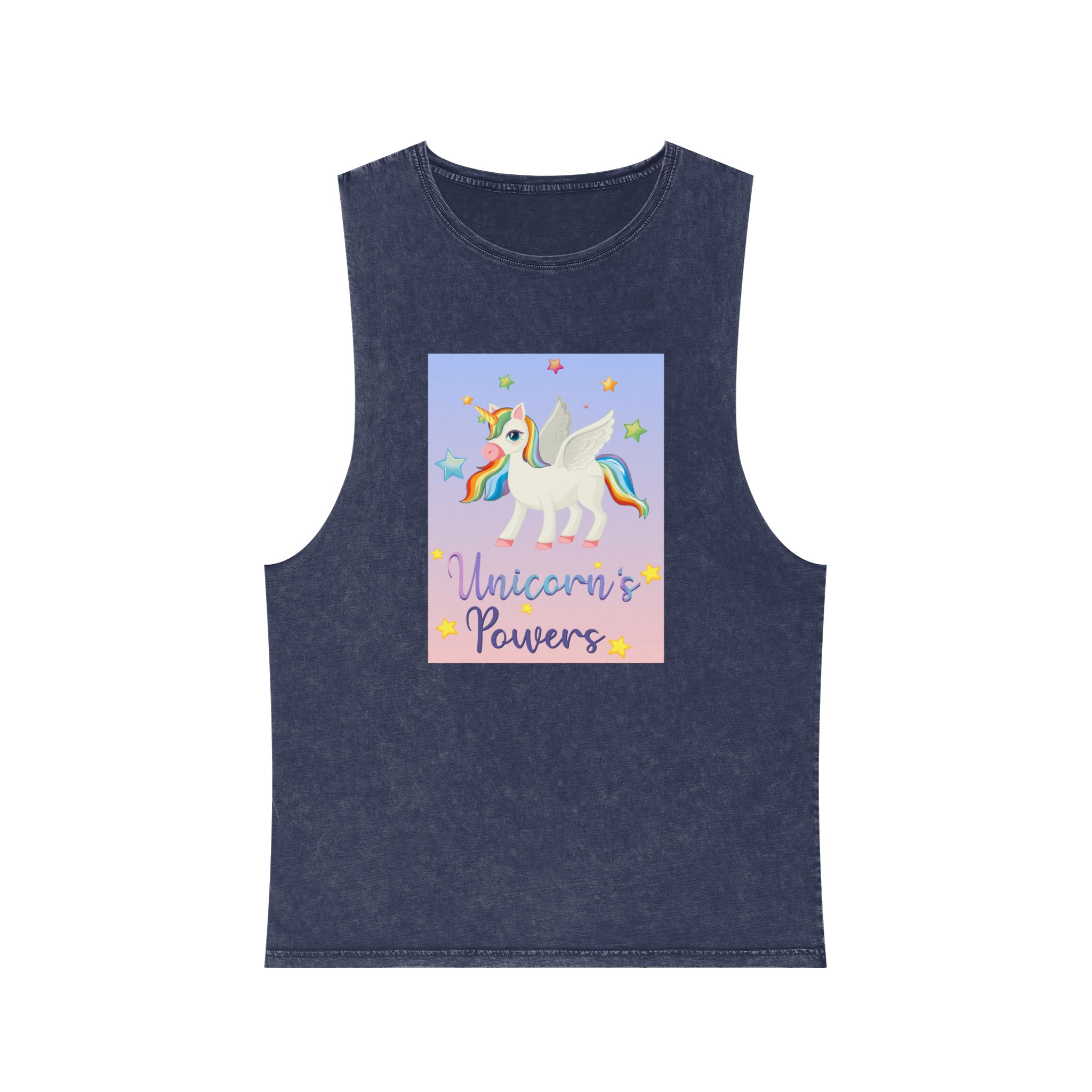 Unicorn V444 Unisex Stonewash Tank Top - Image 13