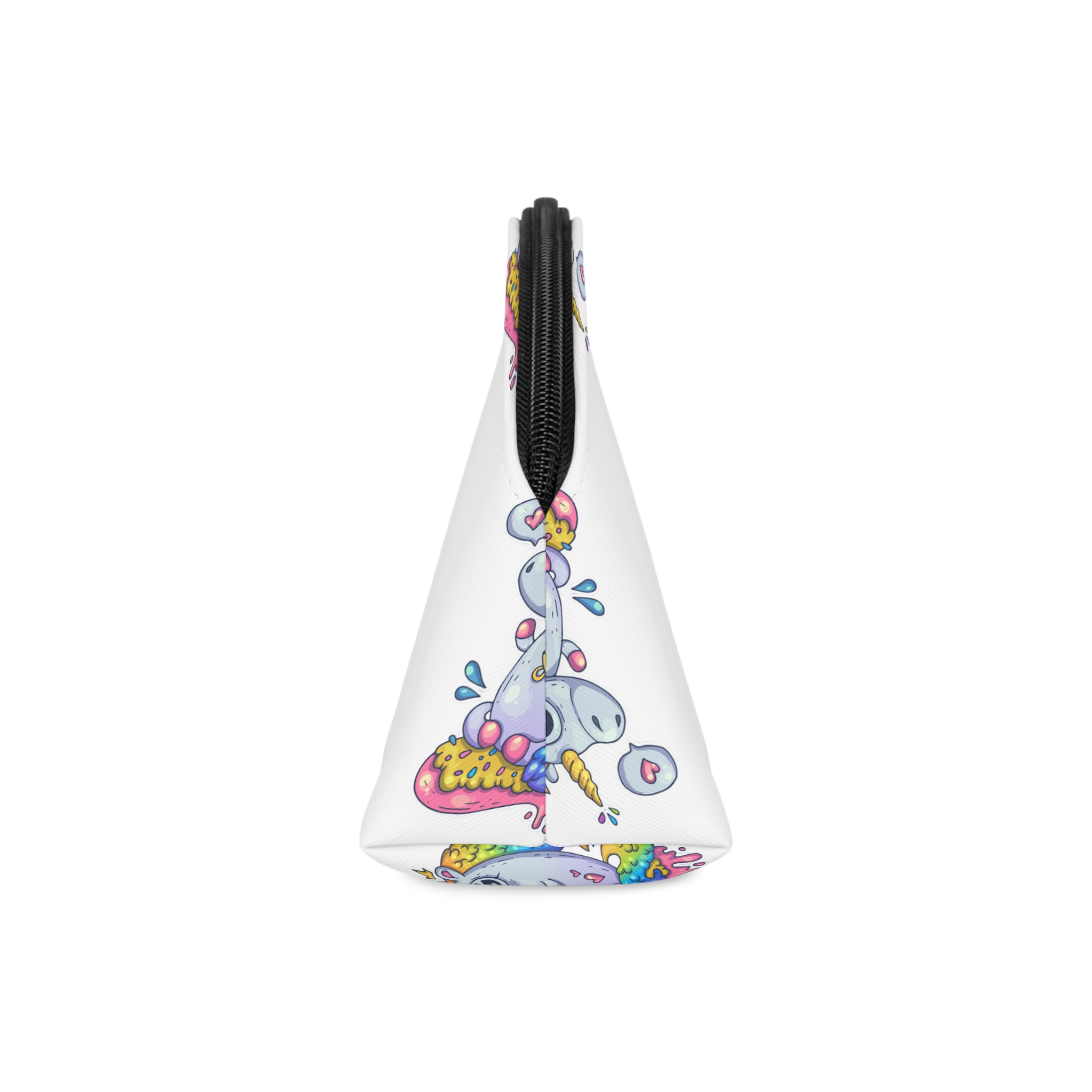 Rainbow Unicorn Cartoon Vector Character Trendy Style Vector Illustration Makeup Bag - Image 4