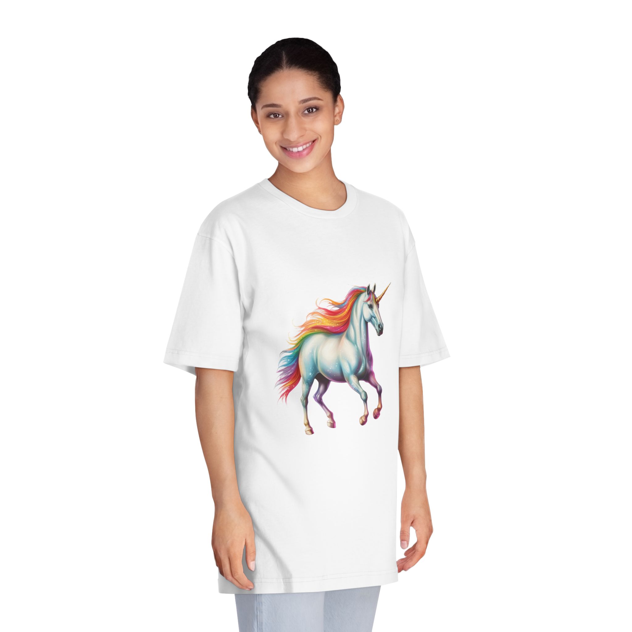 Unicorns 336 Unisex Classic Crewneck T Shirt - Image 3
