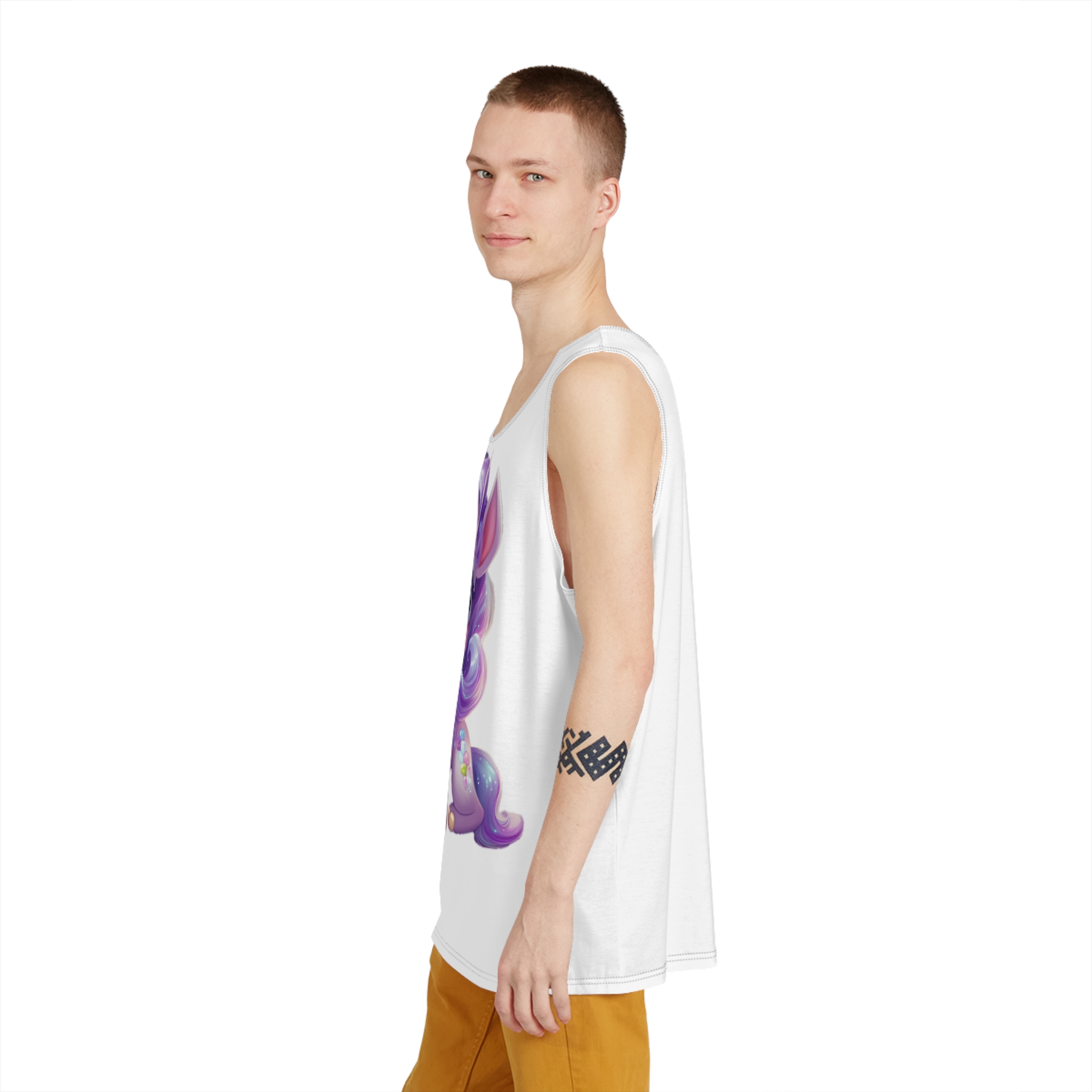 Beautiful Cute Baby Unicorn (8) Mens Tank Aop