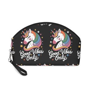 Good Vibes Only T Shirt Design Makeup Bag