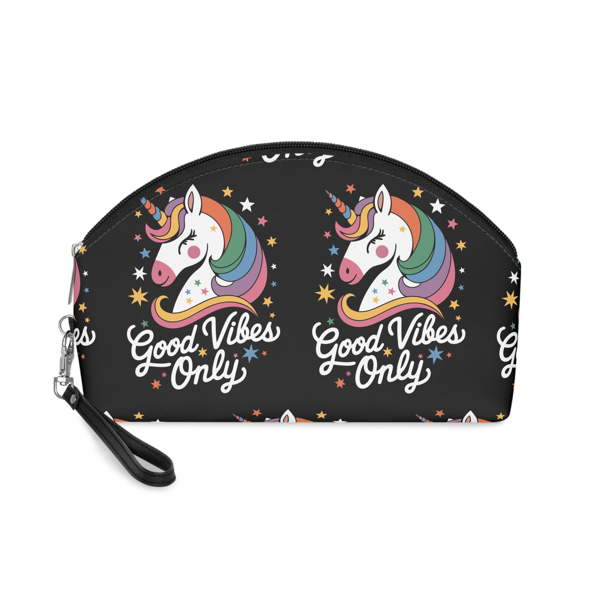 Good Vibes Only T Shirt Design Makeup Bag